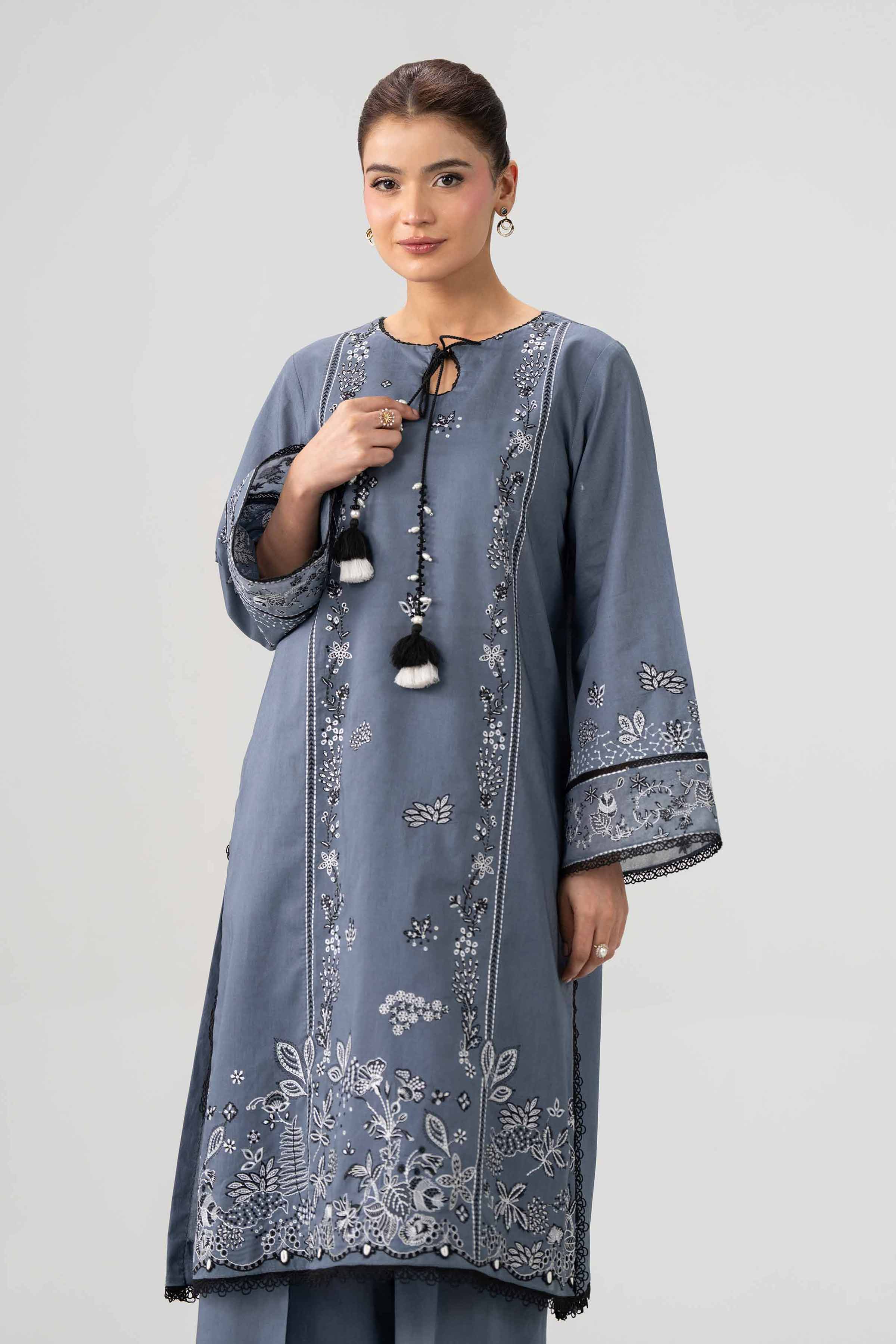 2 Piece - Embroidered Suit - 42601940 for Women - Unstitched Collection | Nishat | Shop Online