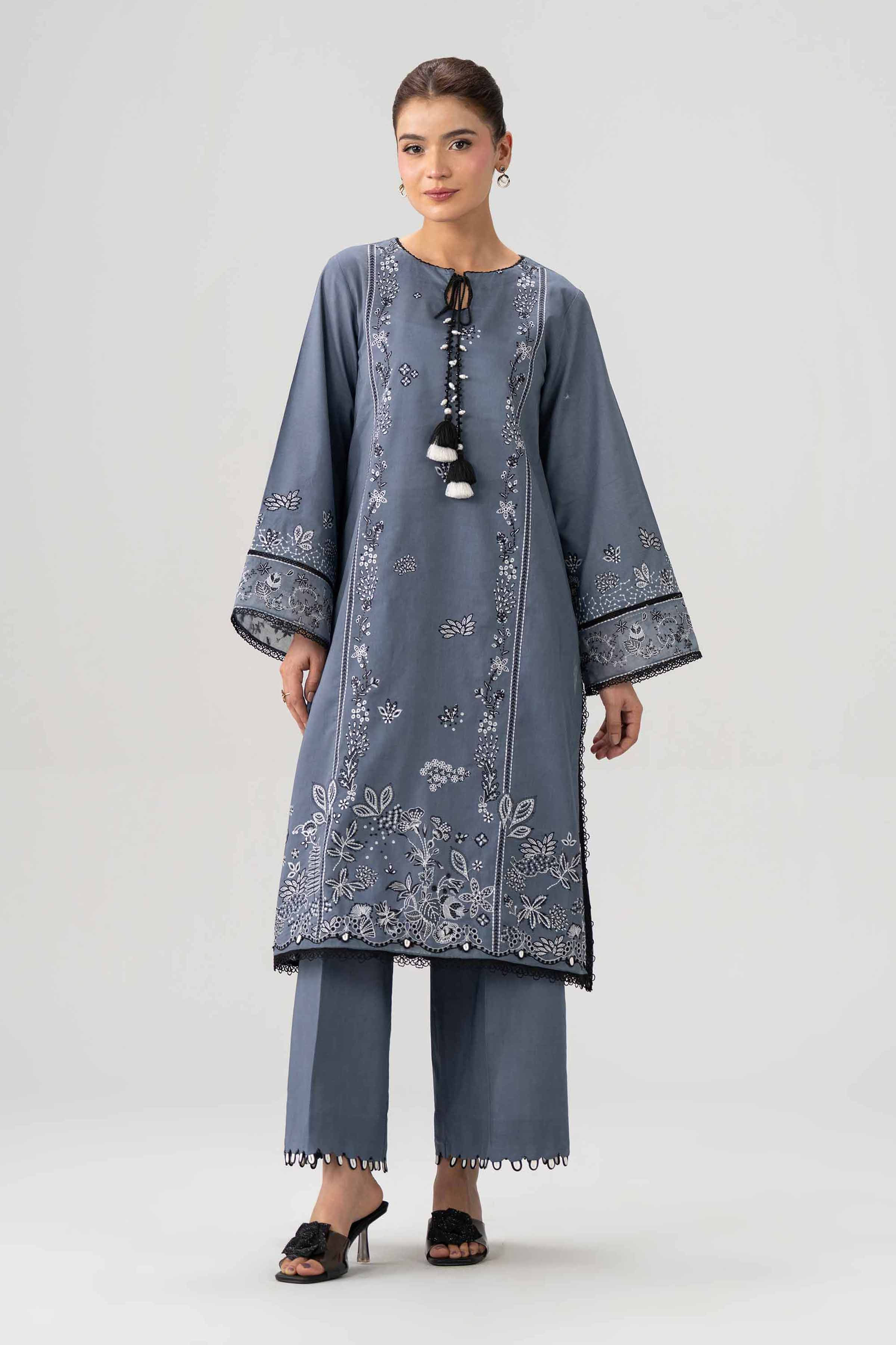 2 Piece - Embroidered Suit - 42601940 for Women - Unstitched Collection | Nishat | Shop Online