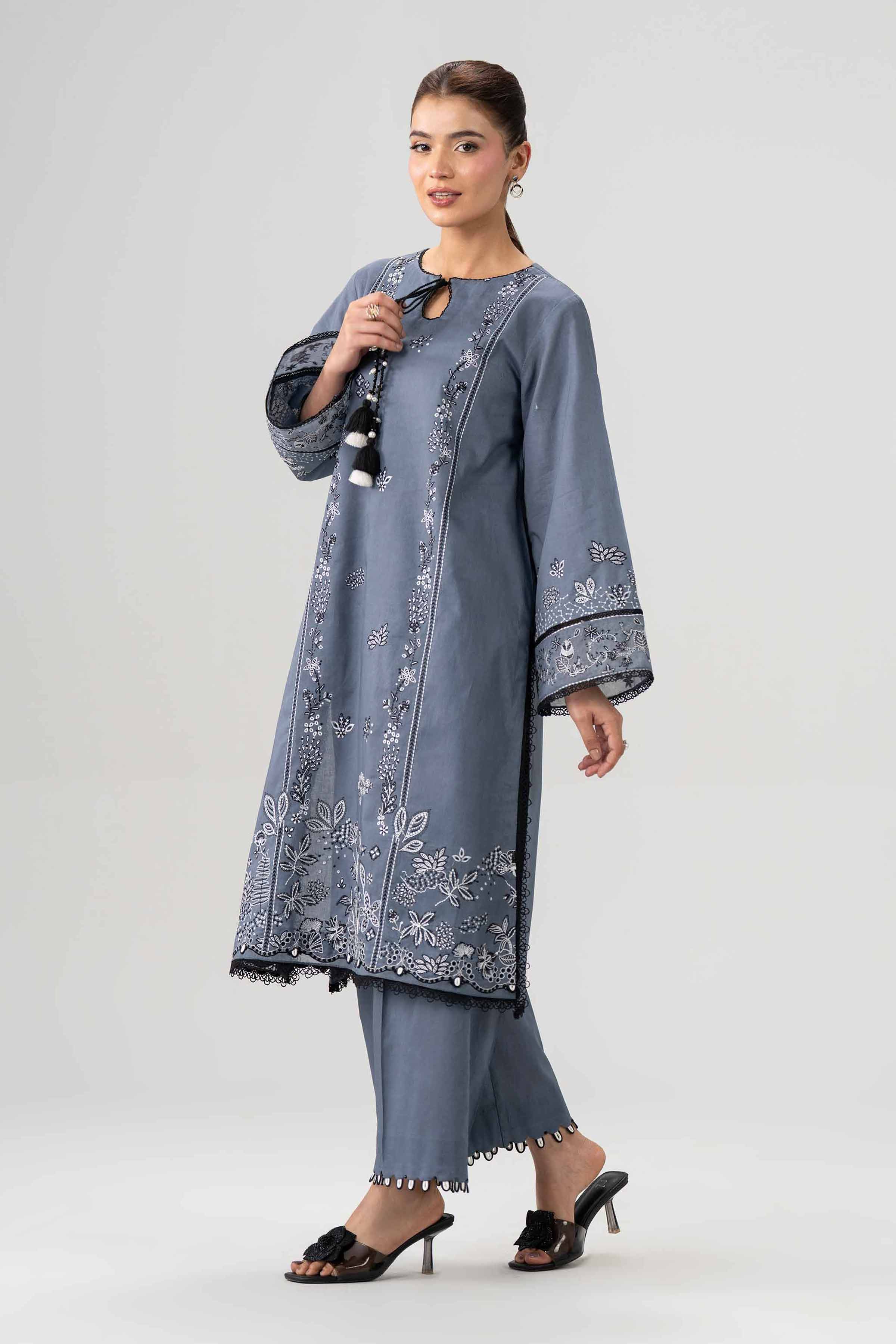 2 Piece - Embroidered Suit - 42601940 for Women - Unstitched Collection | Nishat | Shop Online