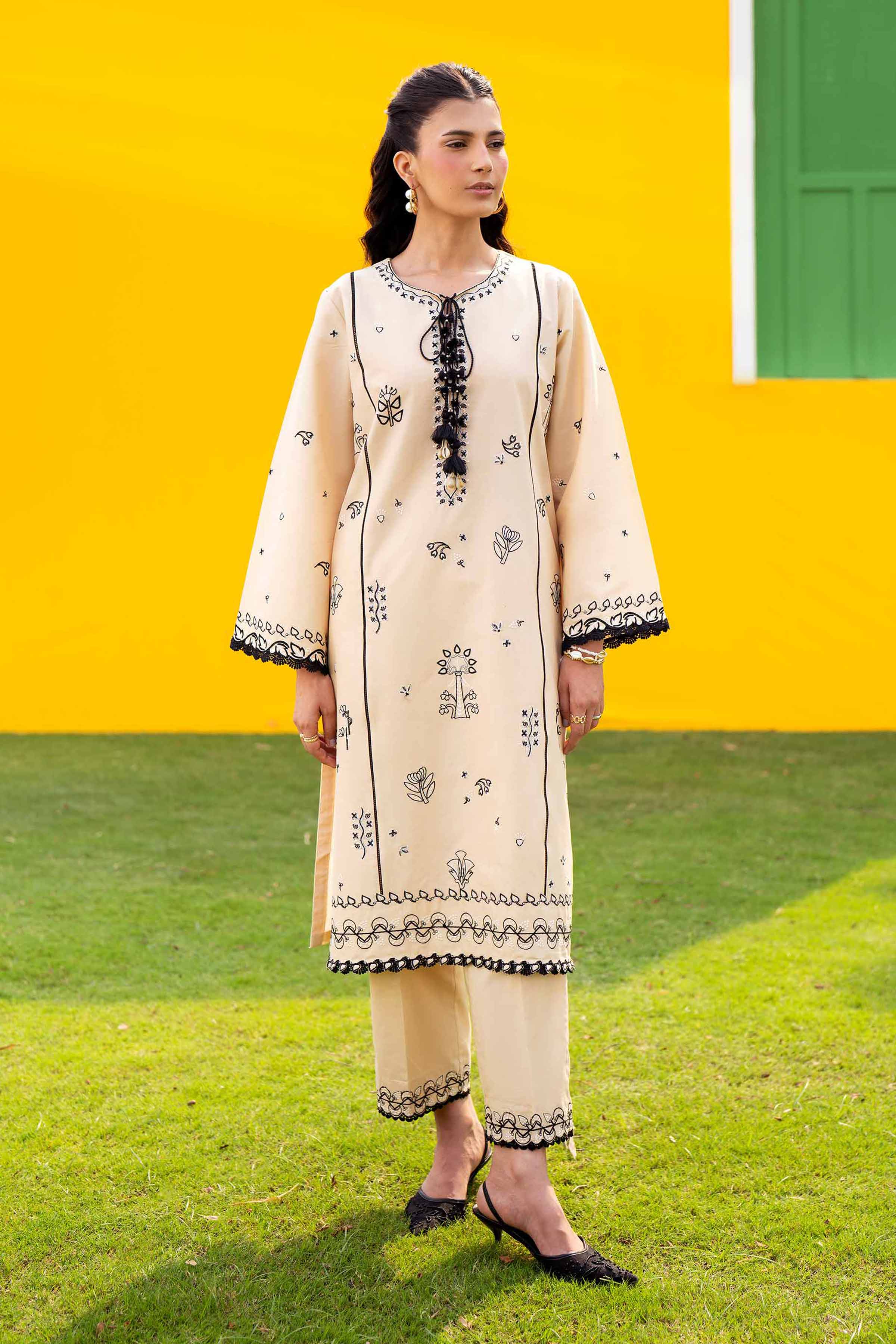 2 Piece - Embroidered Suit - 42601941 for Women - Unstitched Collection | Nishat | Shop Online