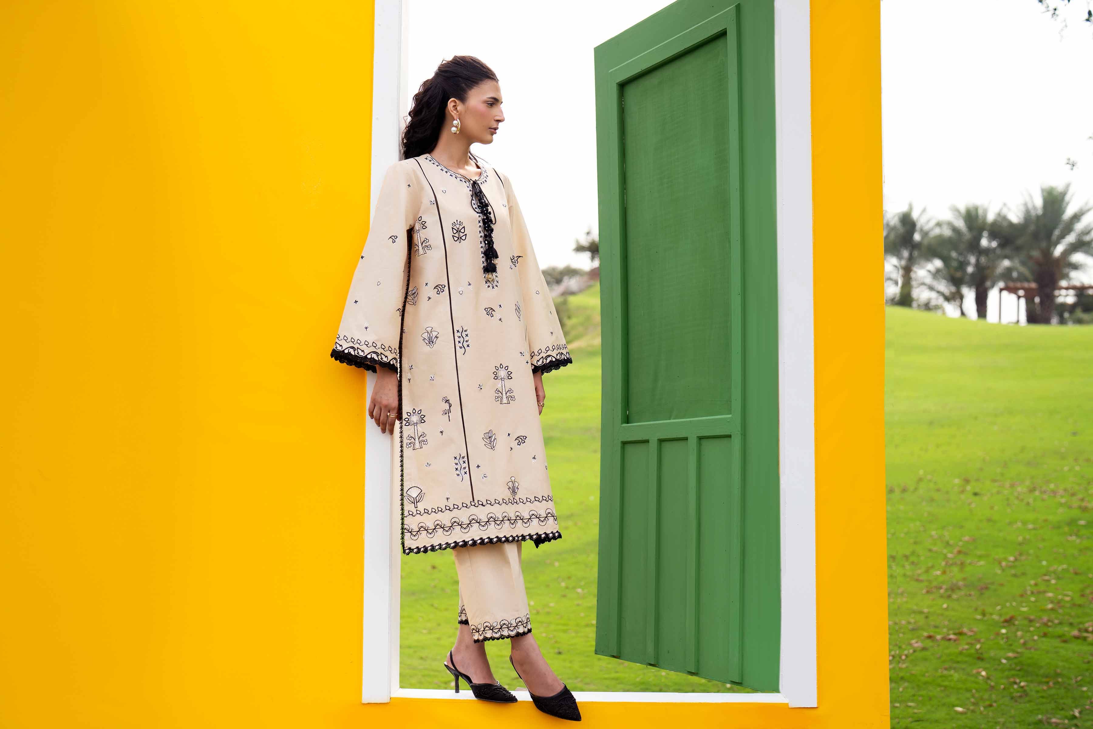 2 Piece - Embroidered Suit - 42601941 for Women - Unstitched Collection | Nishat | Shop Online