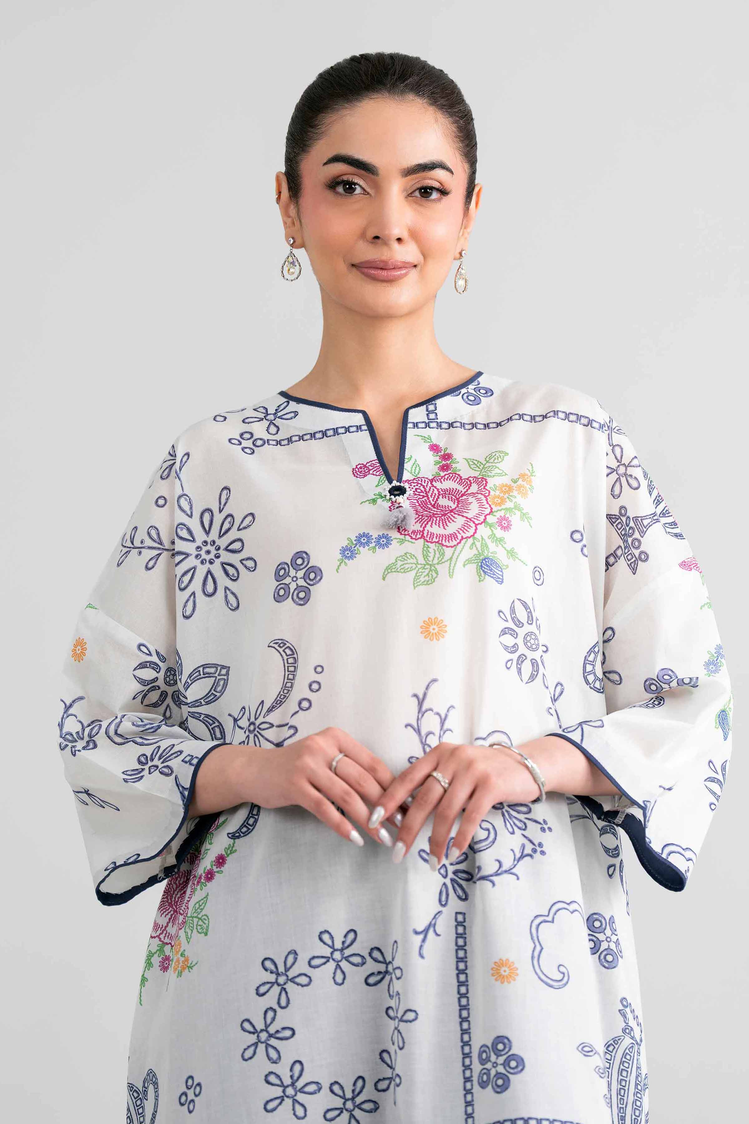2 Piece - Printed Suit - 42601944 for Women - Unstitched Collection | Nishat | Shop Online