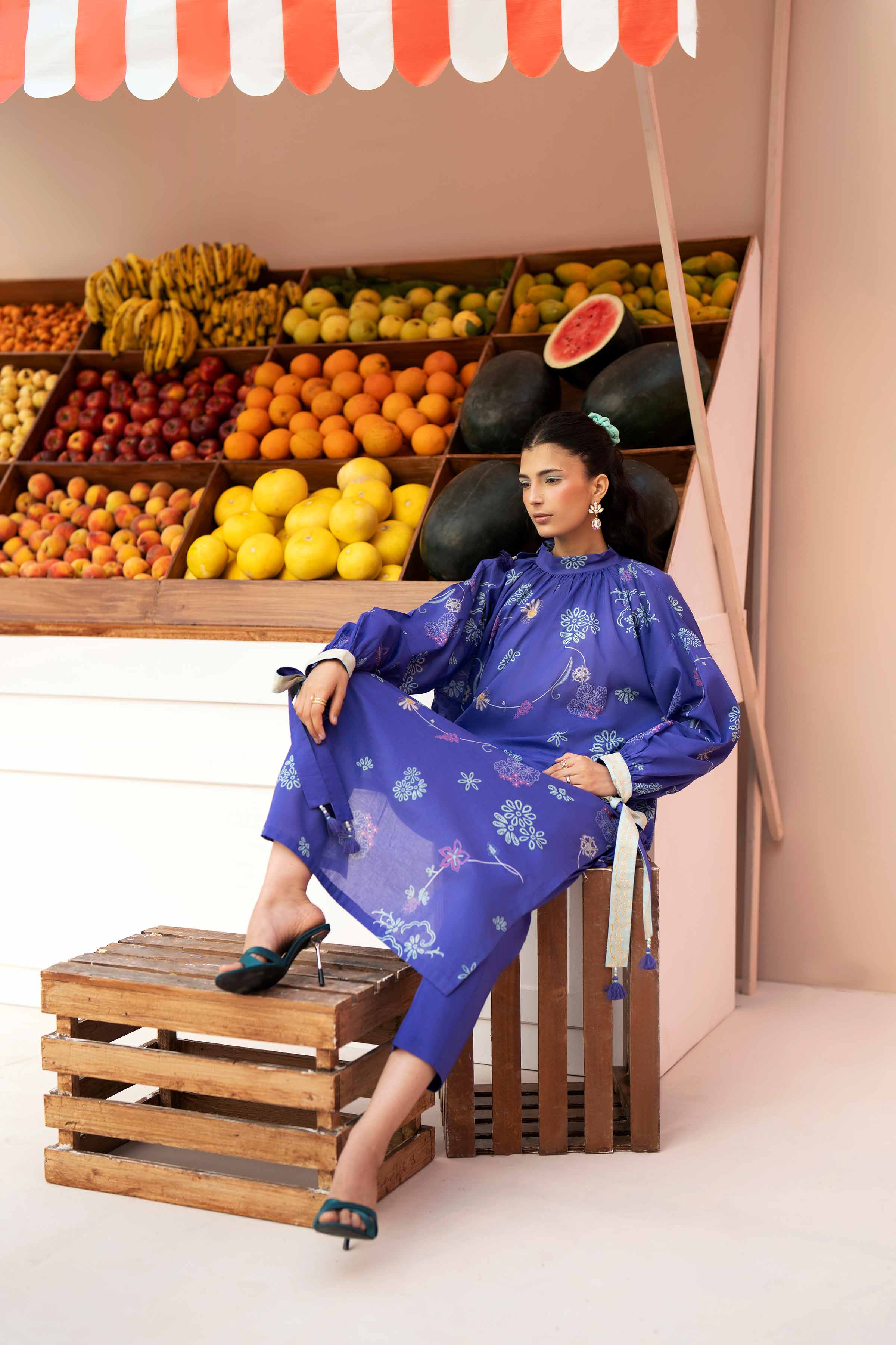 2 Piece - Printed Suit - 42601946 for Women - Unstitched Collection | Nishat | Shop Online