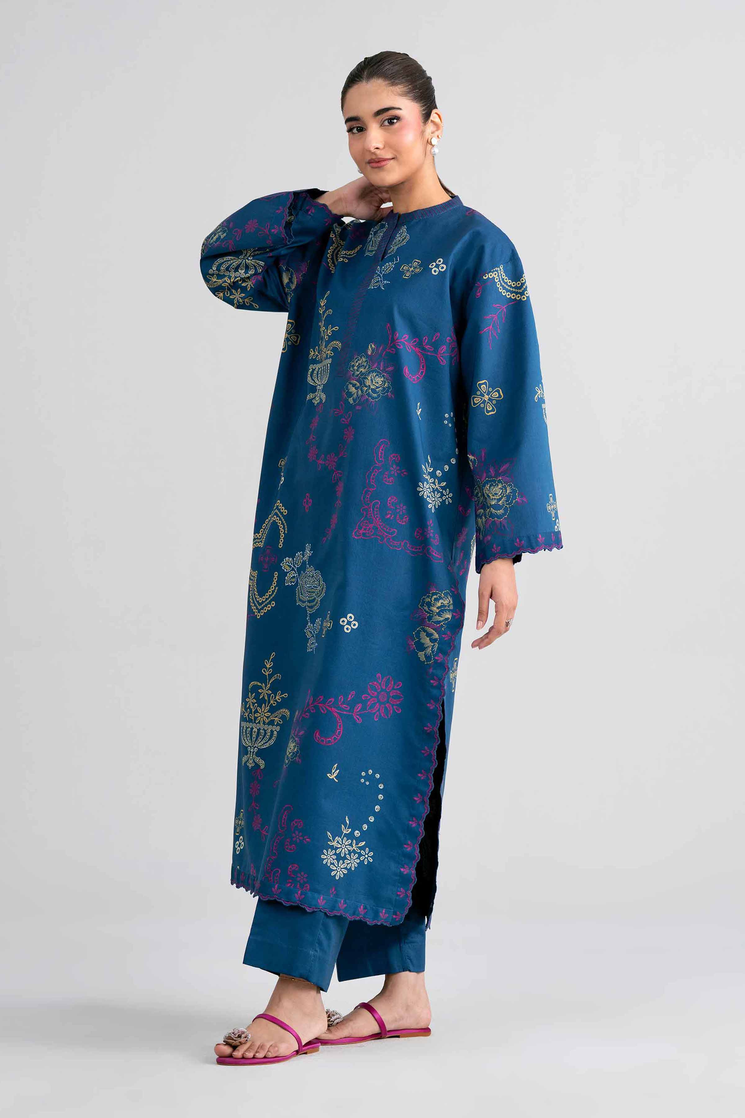 2 Piece - Printed Suit - 42601947 for Women - Unstitched Collection | Nishat | Shop Online