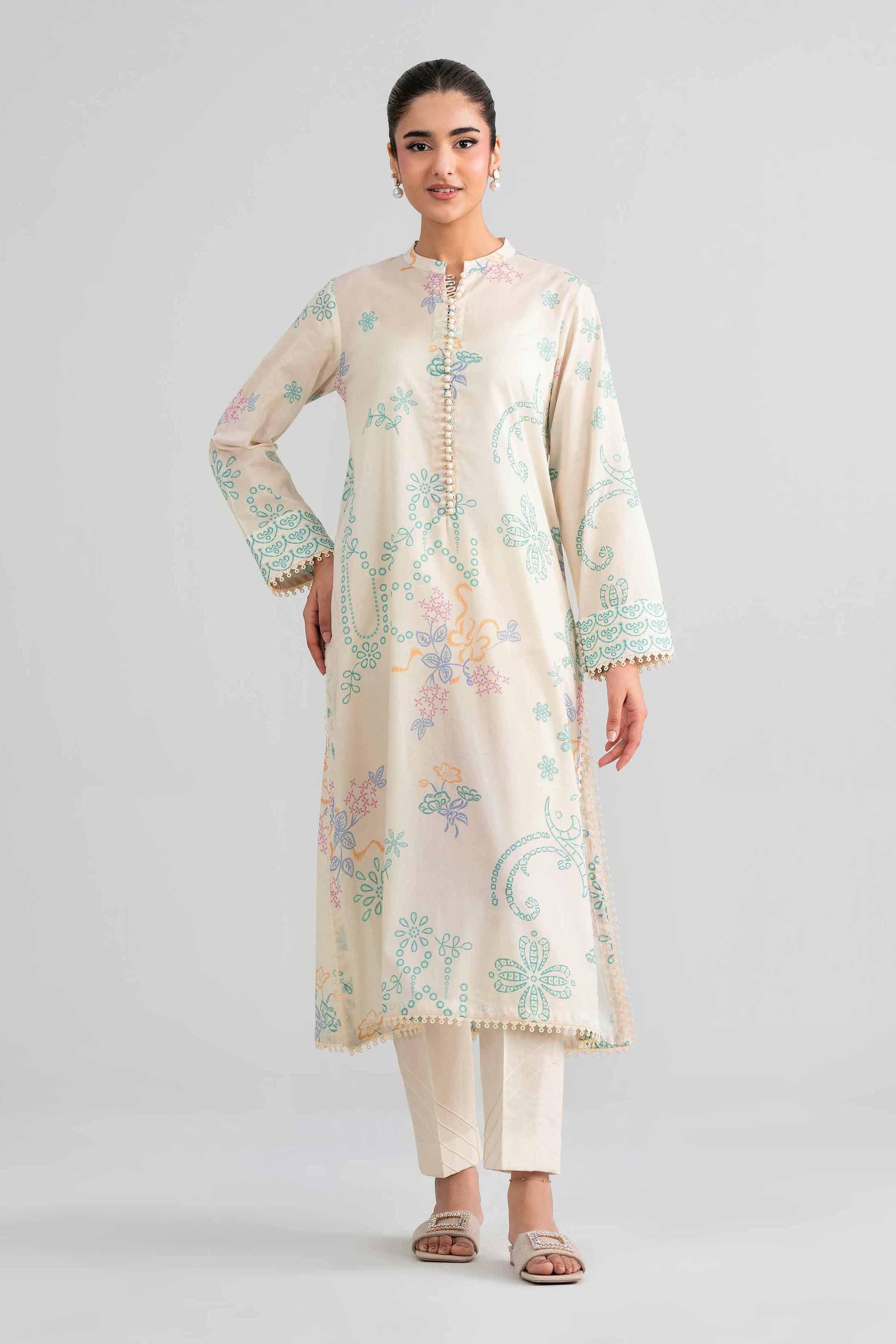 2 Piece - Printed Suit - 42601948 for Women - Unstitched Collection | Nishat | Shop Online