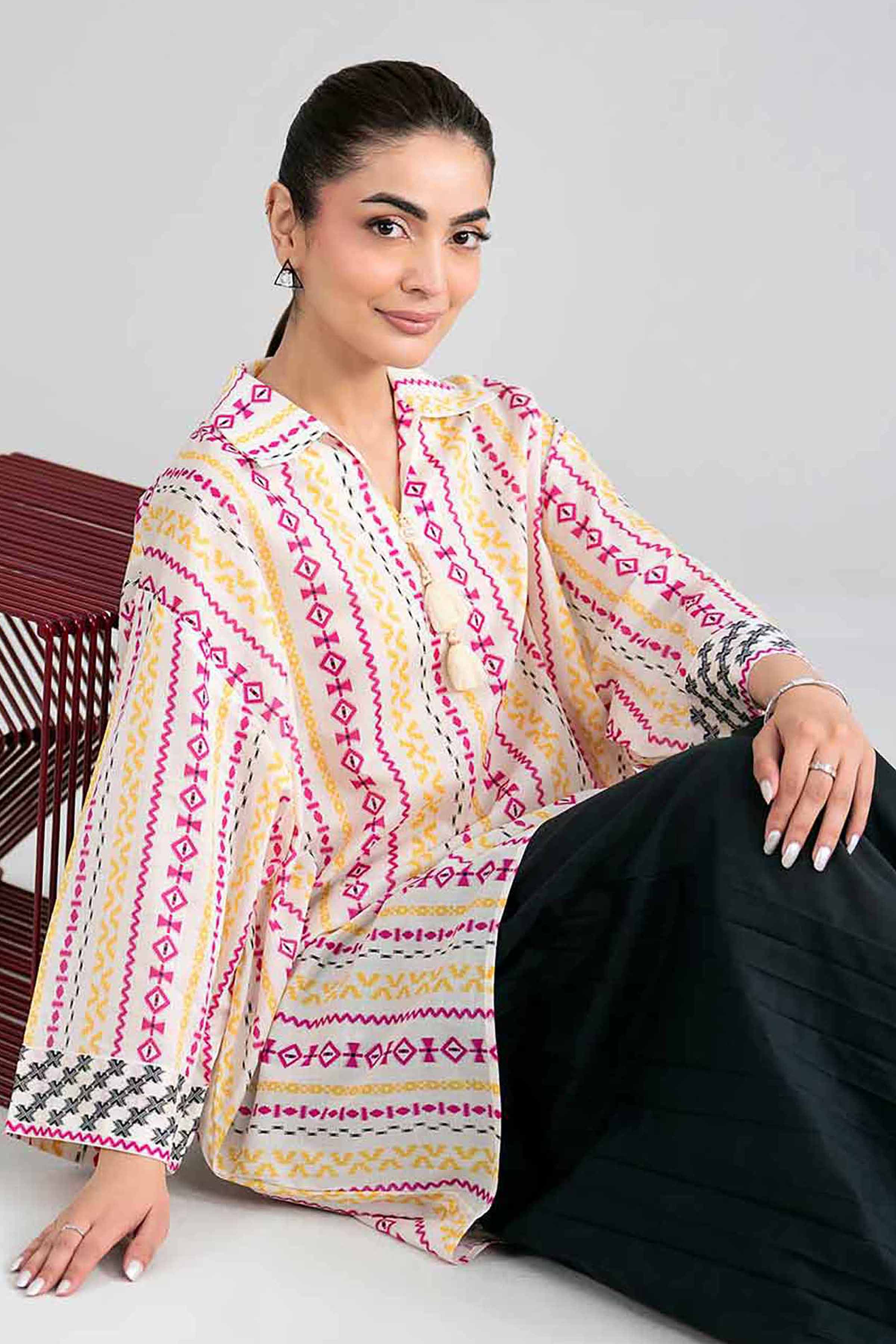 2 Piece - Printed Suit - 42601951 for Women - Unstitched Collection | Nishat | Shop Online