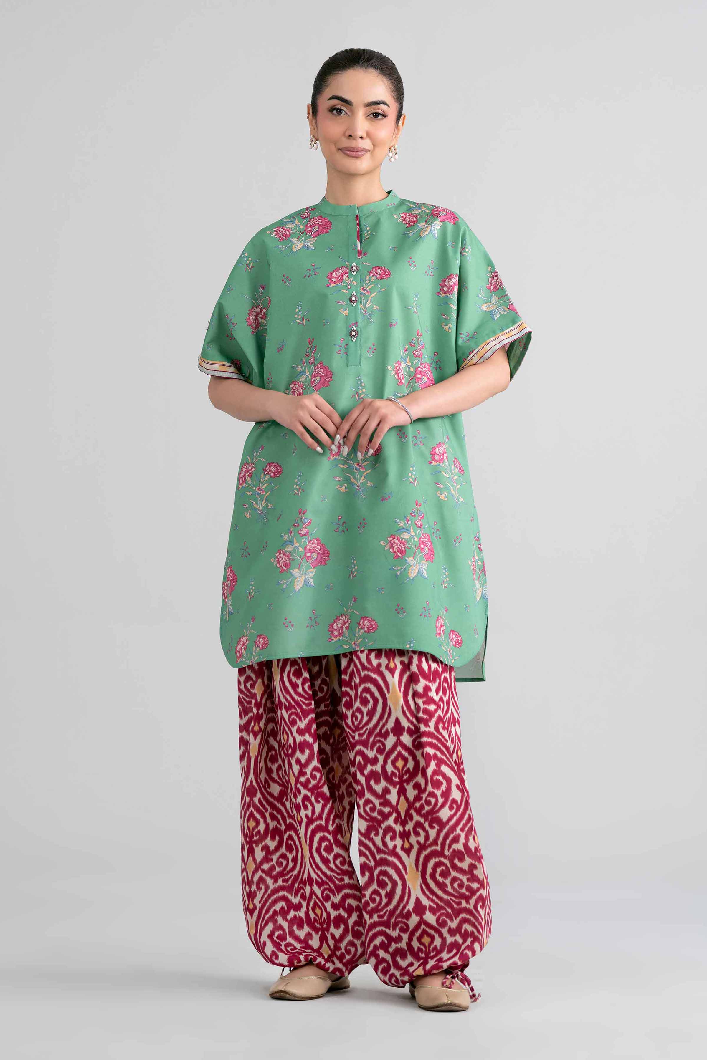 2 Piece - Printed Suit - 42601954 for Women - Unstitched Collection | Nishat | Shop Online