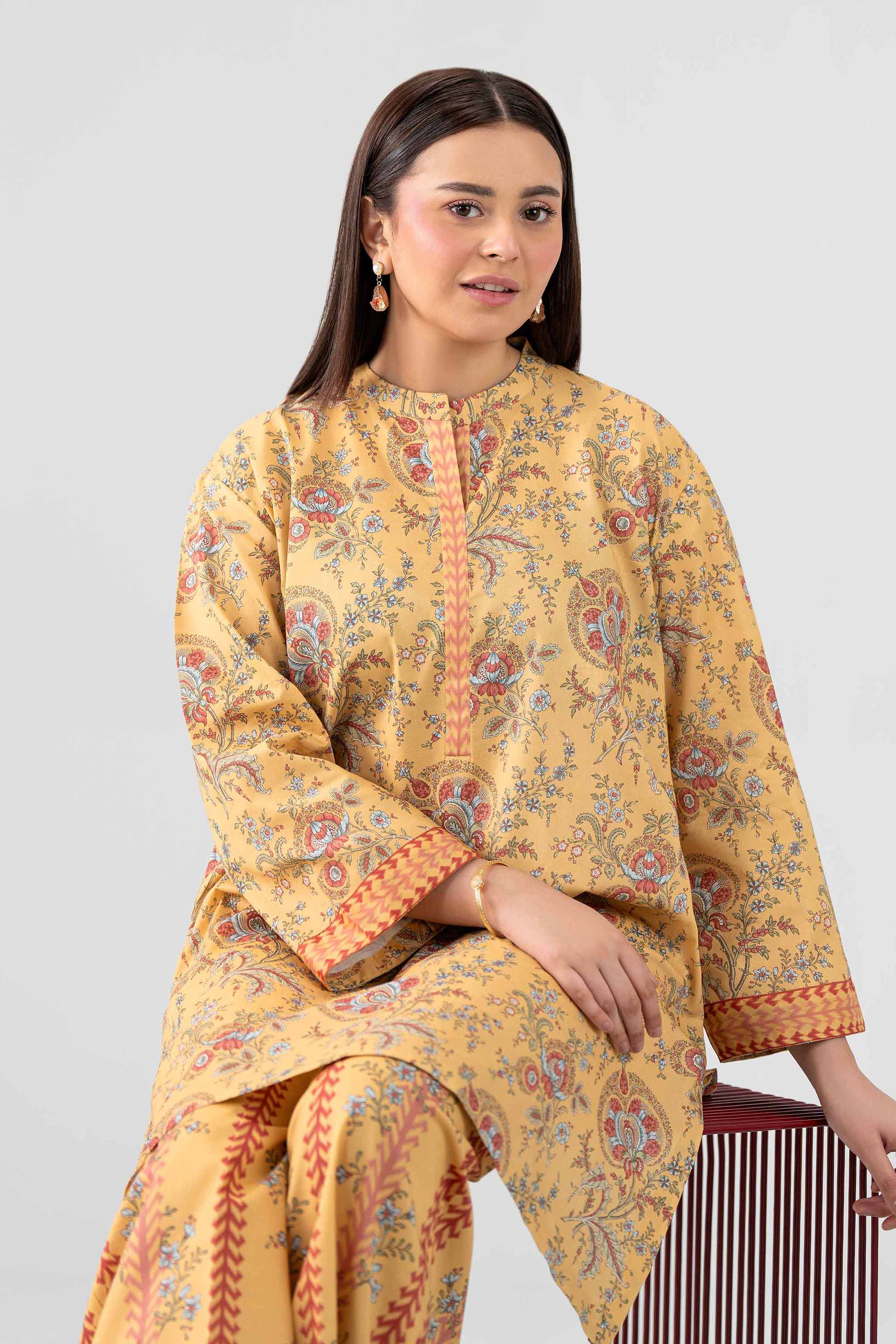 2 Piece - Printed Suit - 42601957 for Women - Unstitched Collection | Nishat | Shop Online