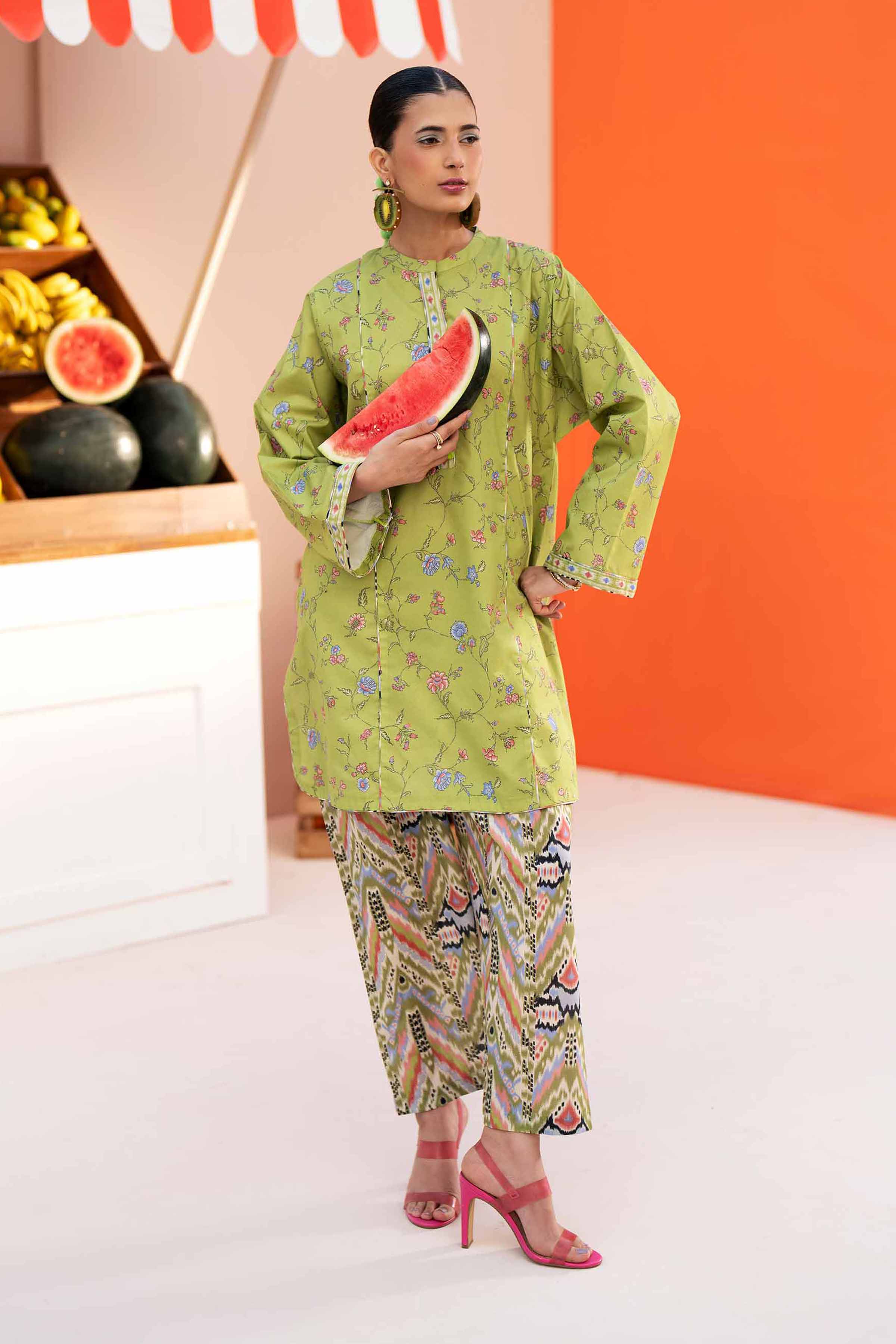 2 Piece - Printed Suit - 42601963 for Women - Unstitched Collection | Nishat | Shop Online