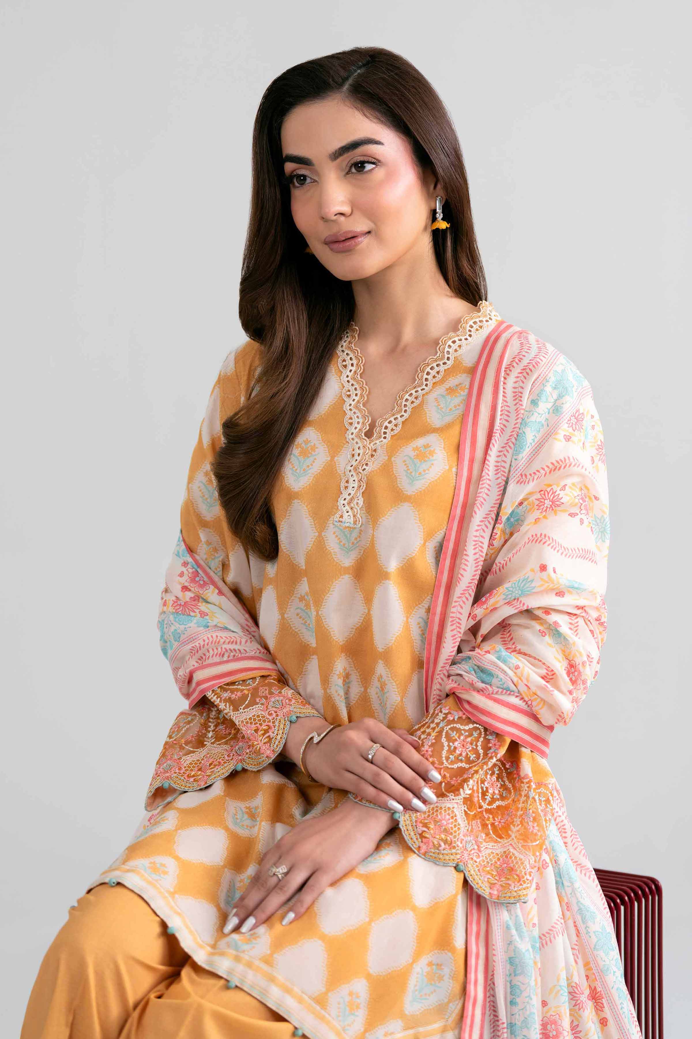 3 Piece - Printed Embroidered Suit - 42601965 for Women - Unstitched Collection | Nishat | Shop Online