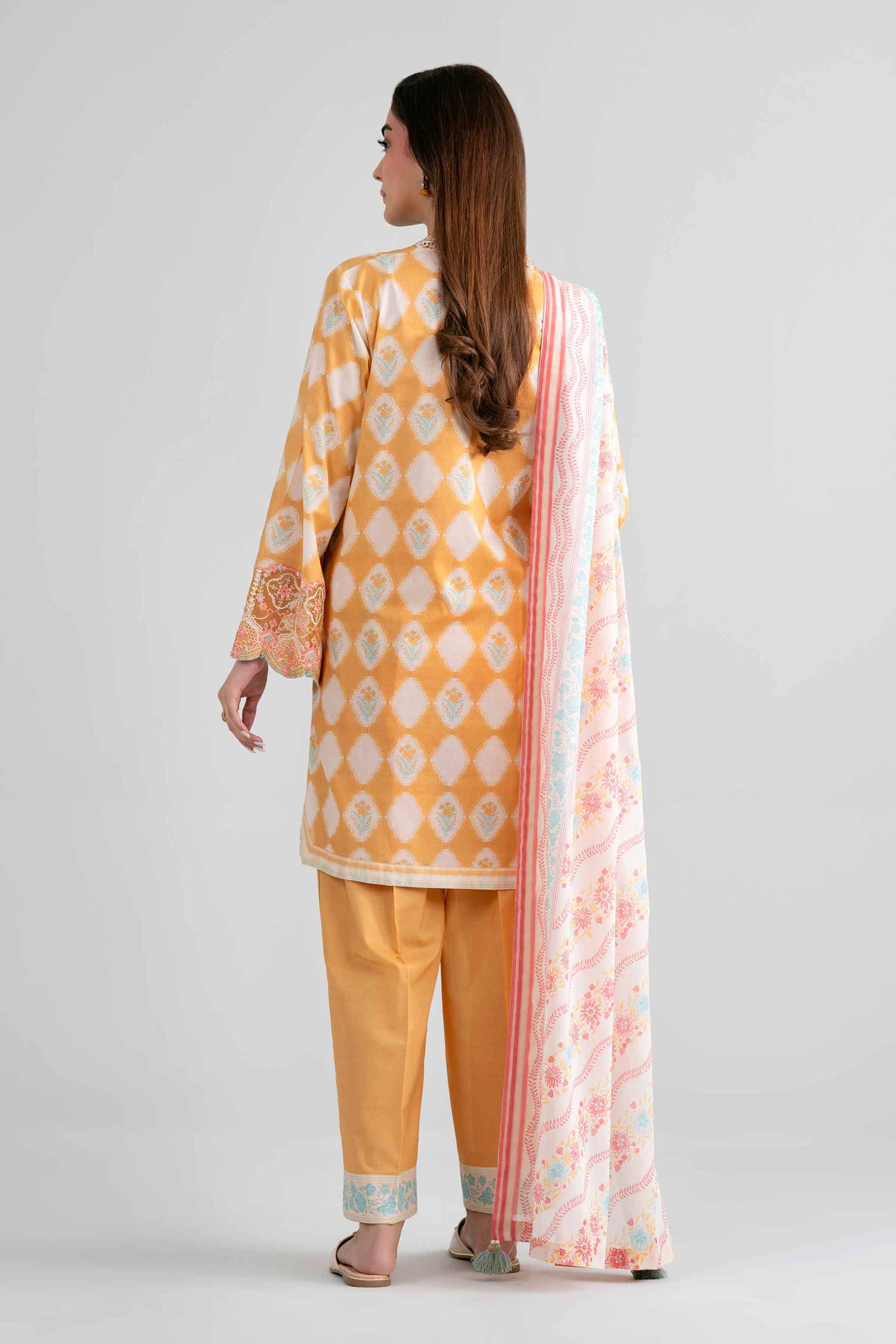3 Piece - Printed Embroidered Suit - 42601965 for Women - Unstitched Collection | Nishat | Shop Online