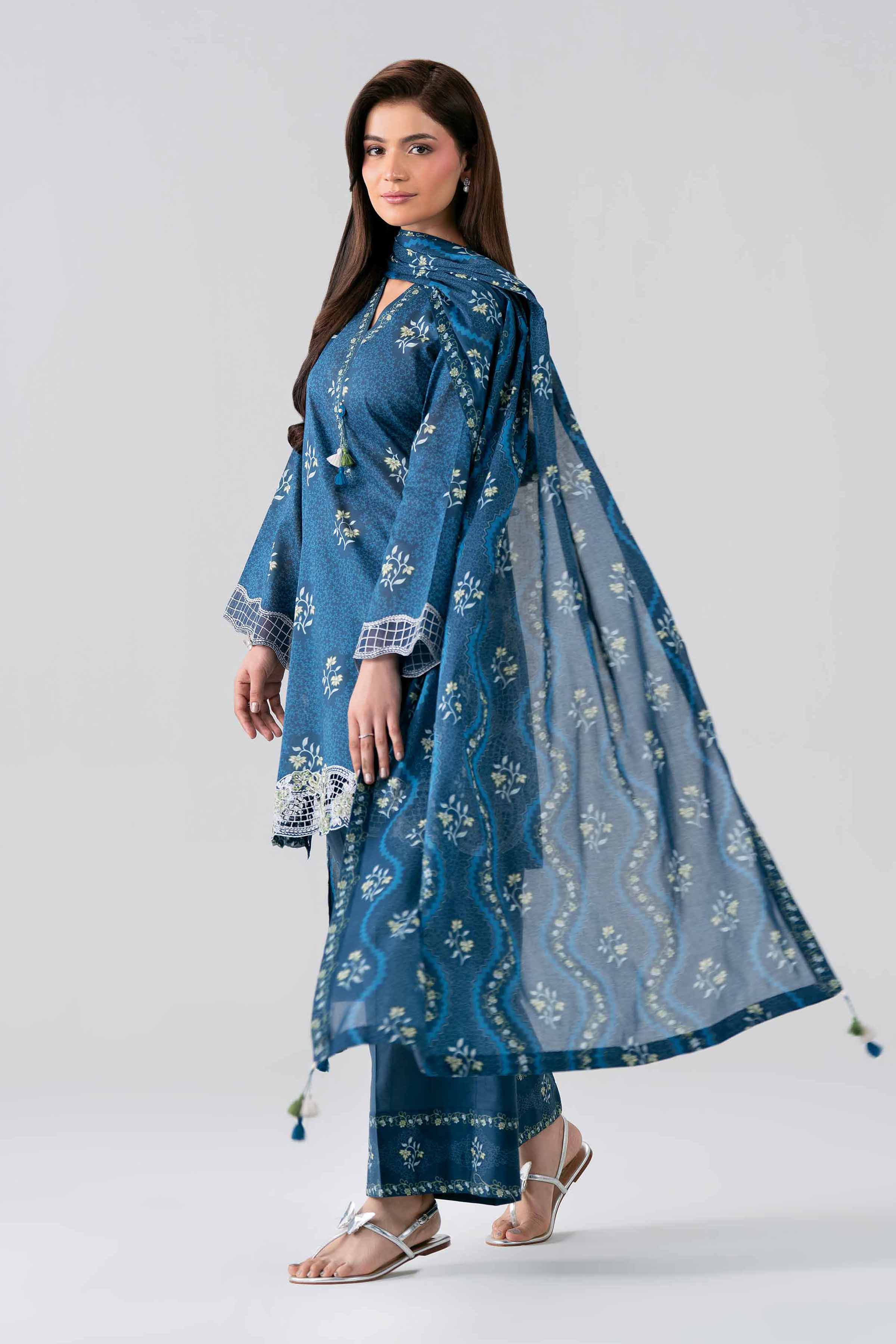 3 Piece - Printed Embroidered Suit - 42601968 for Women - Unstitched Collection | Nishat | Shop Online