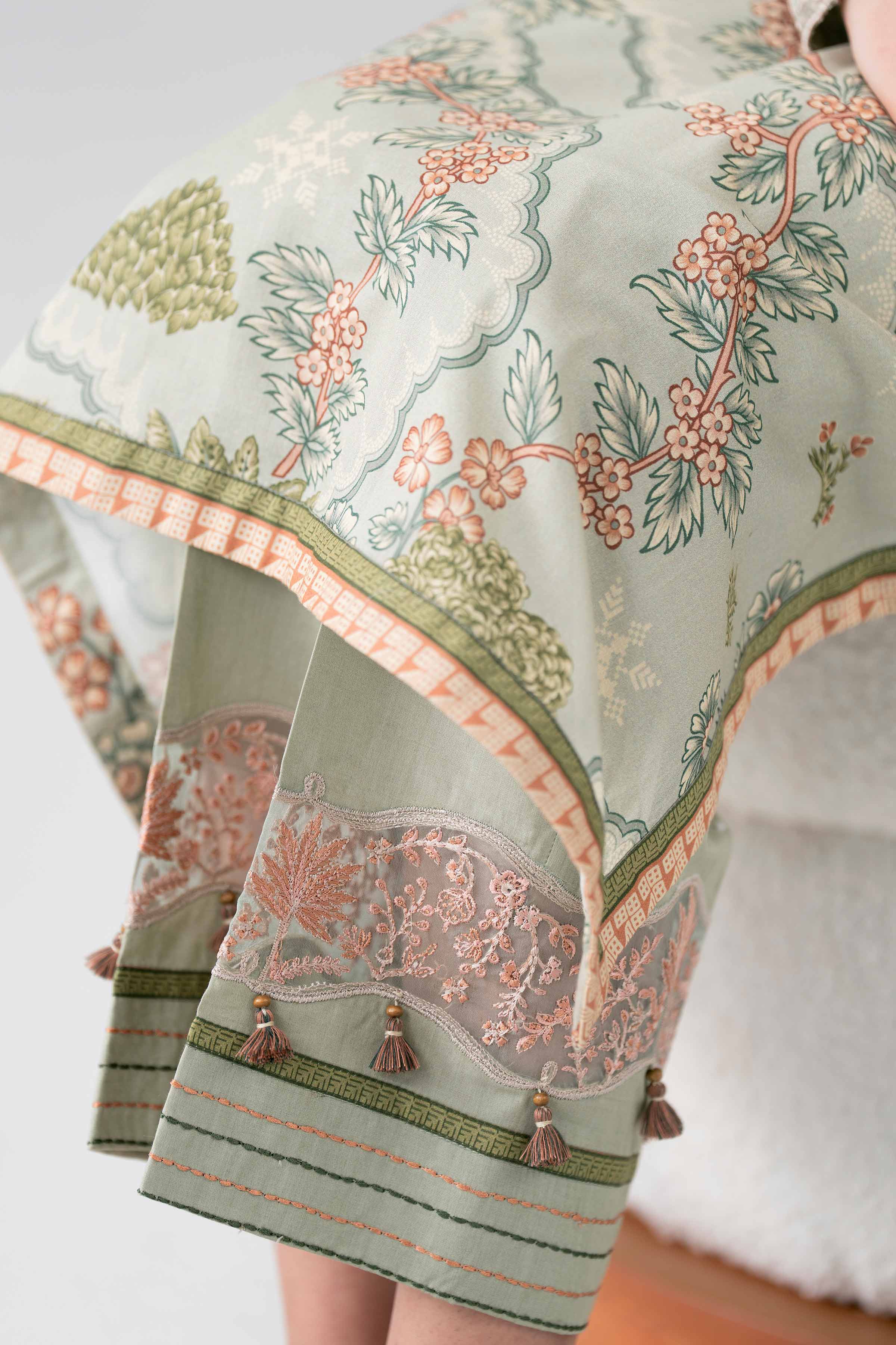 3 Piece - Printed Embroidered Suit - 42601969 for Women - Unstitched Collection | Nishat | Shop Online