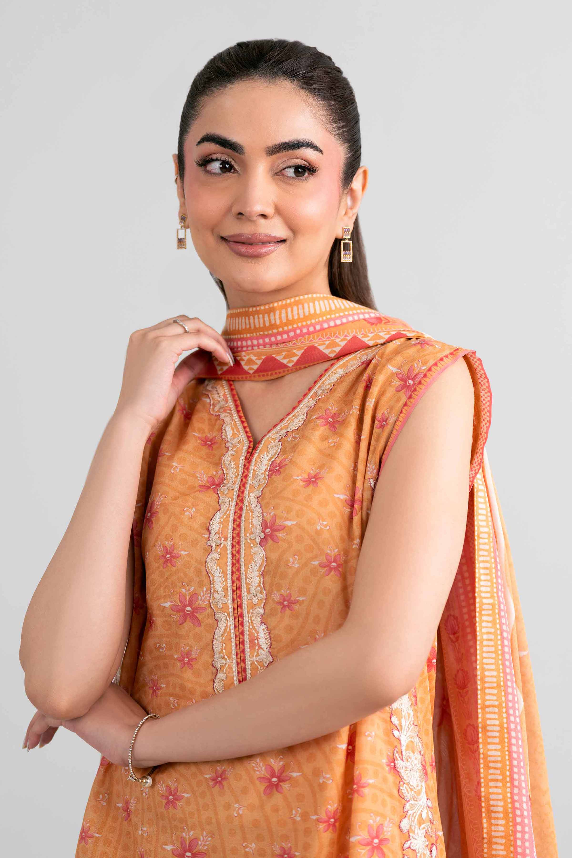 3 Piece - Printed Embroidered Suit - 42601970 for Women - Unstitched Collection | Nishat | Shop Online