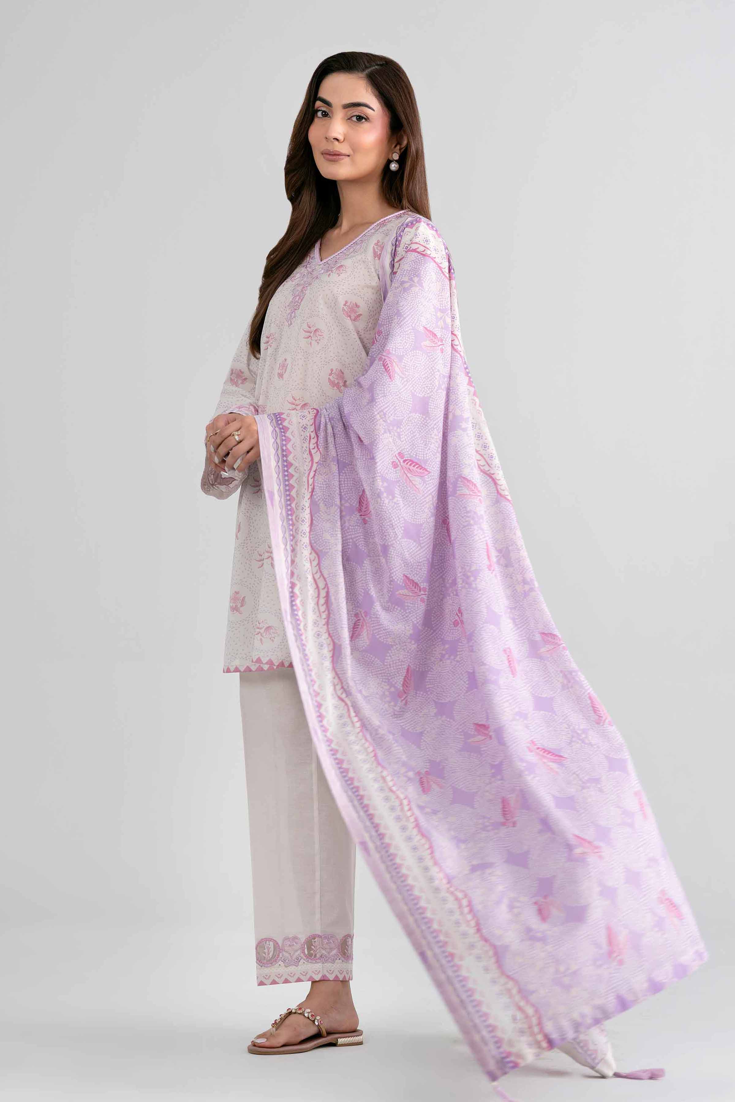 3 Piece - Printed Embroidered Suit - 42601972 for Women - Unstitched Collection | Nishat | Shop Online