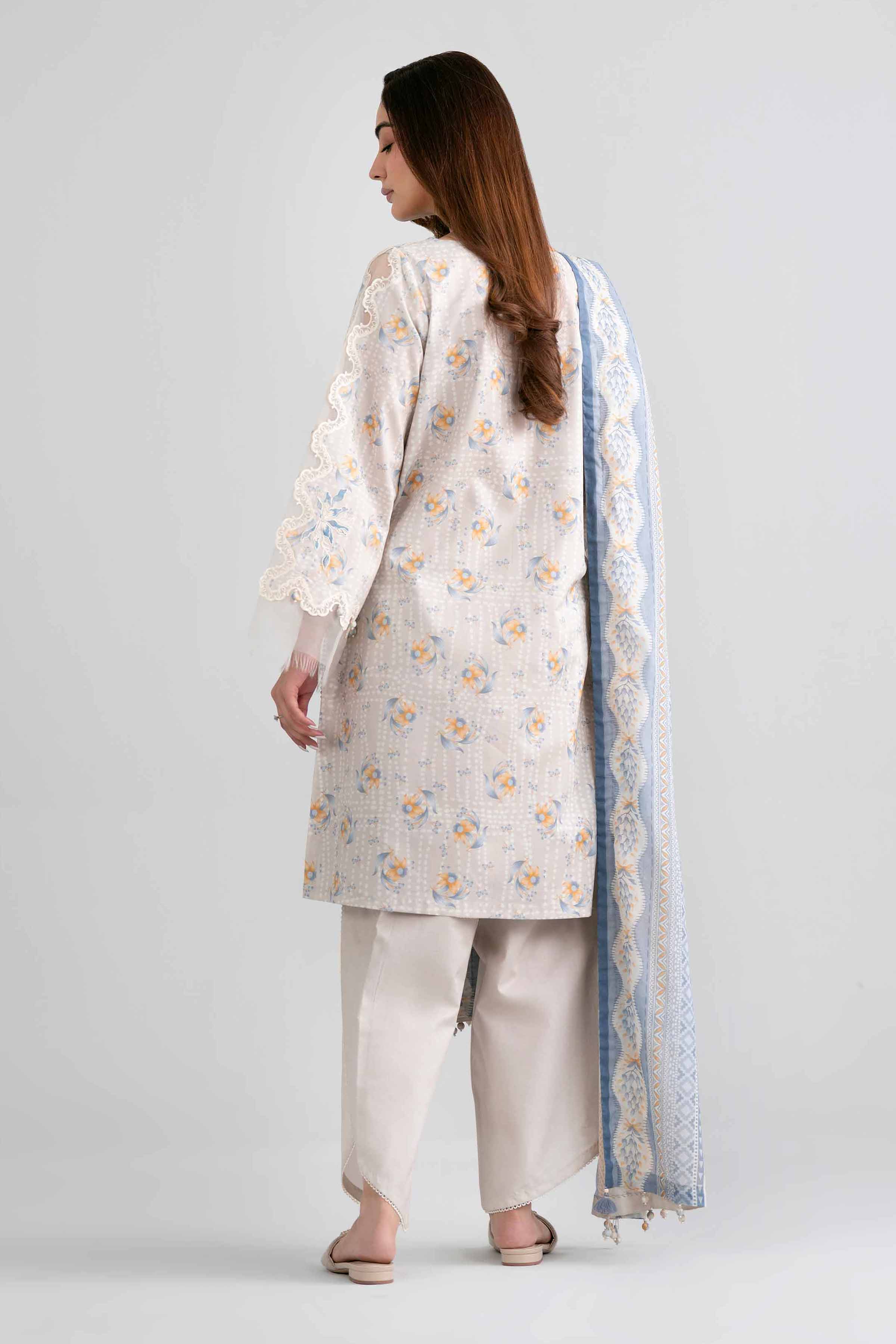 3 Piece - Printed Embroidered Suit - 42601973 for Women - Unstitched Collection | Nishat | Shop Online