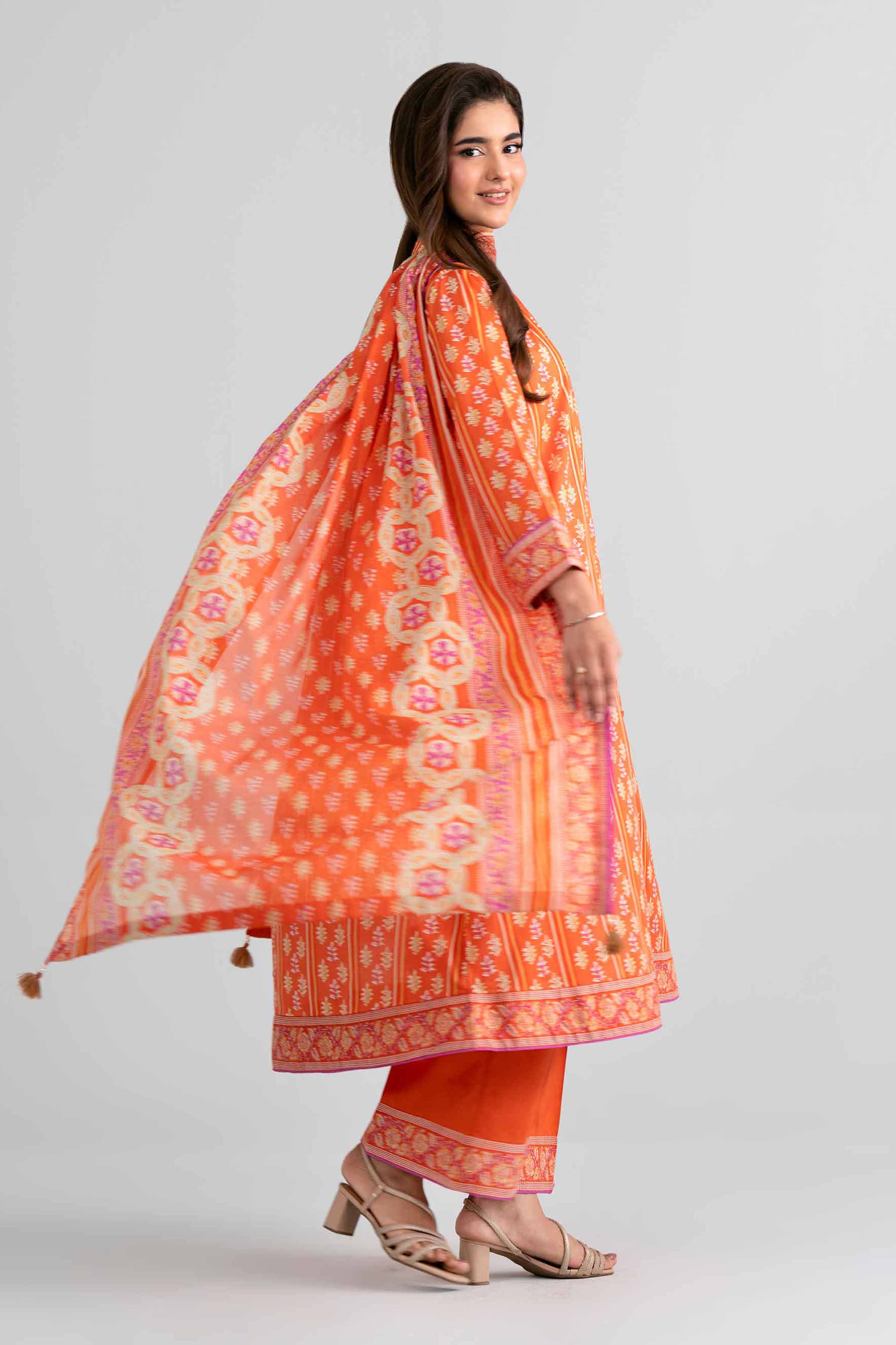 3 Piece - Printed Suit - 42601974 for Women - Unstitched Collection | Nishat | Shop Online