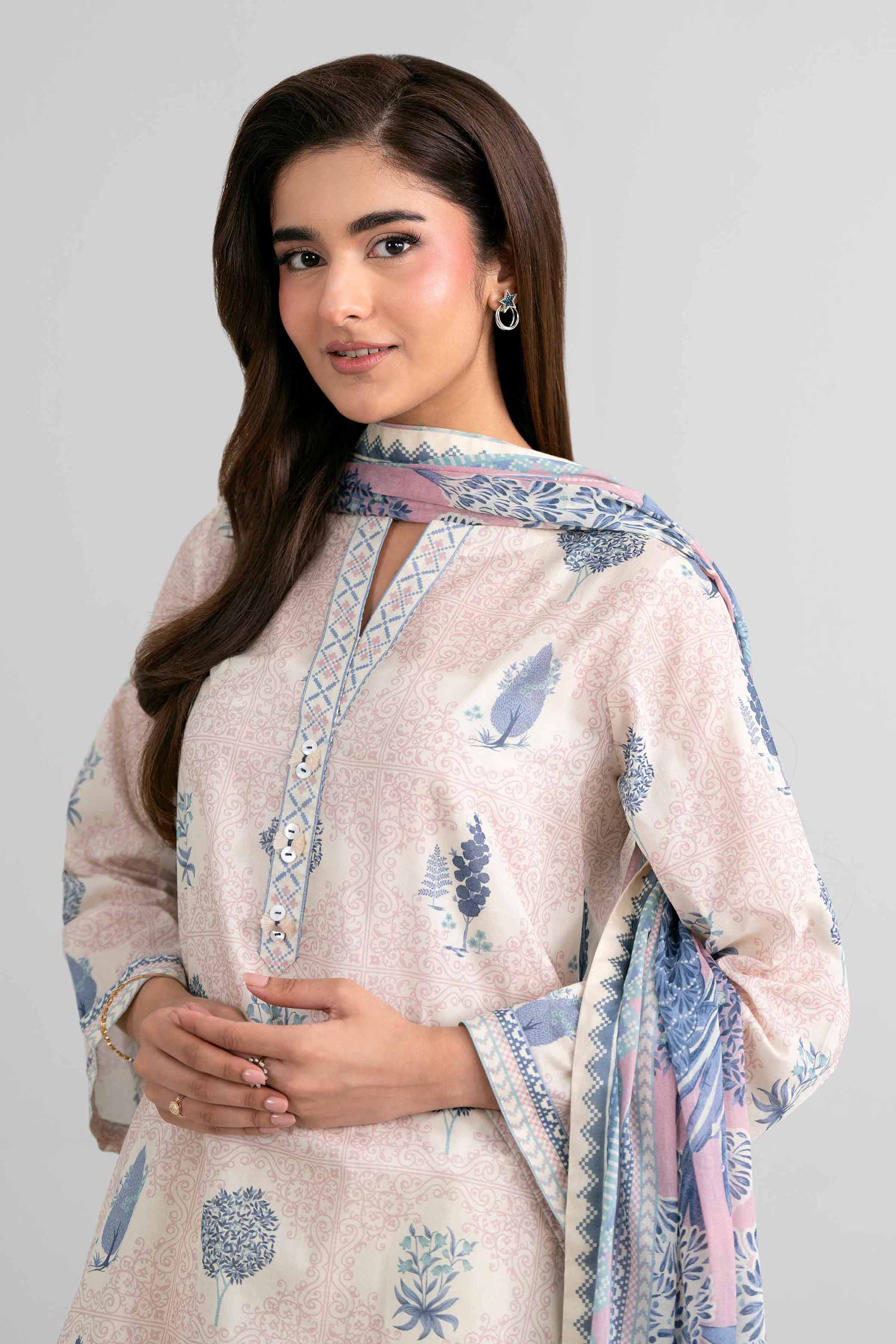 3 Piece - Printed Suit - 42601977 for Women - Unstitched Collection | Nishat | Shop Online