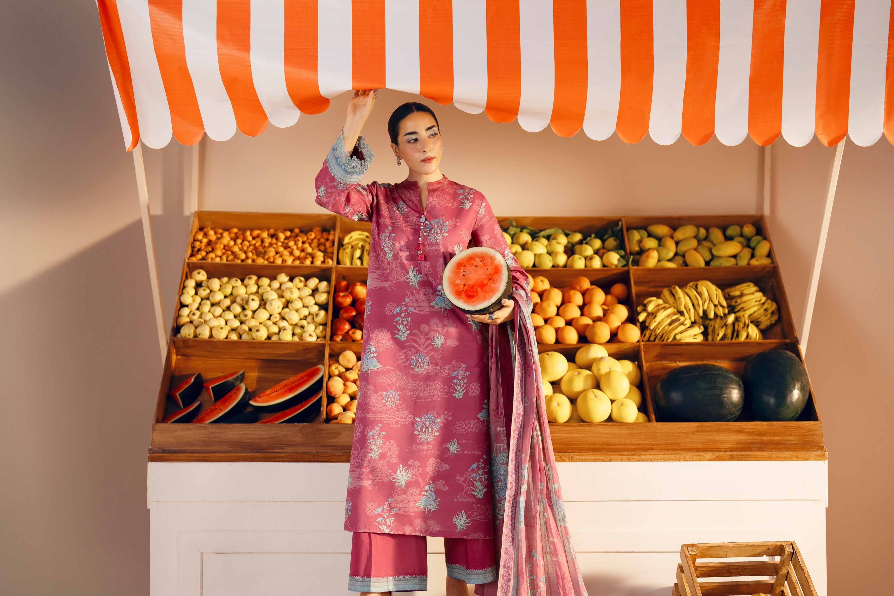 3 Piece - Printed Suit - 42601978 for Women - Unstitched Collection | Nishat | Shop Online