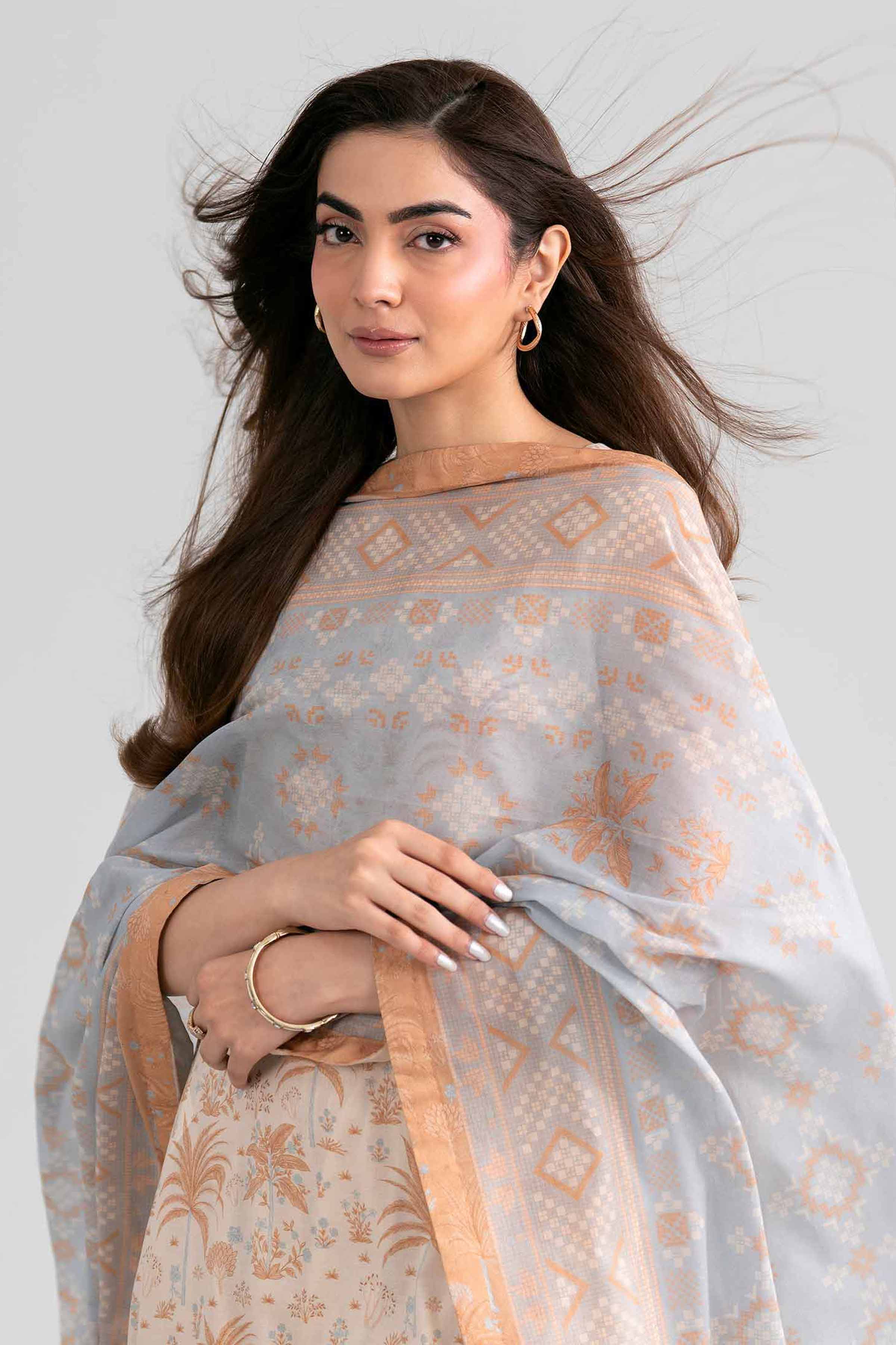 3 Piece - Printed Suit - 42601979 for Women - Unstitched Collection | Nishat | Shop Online