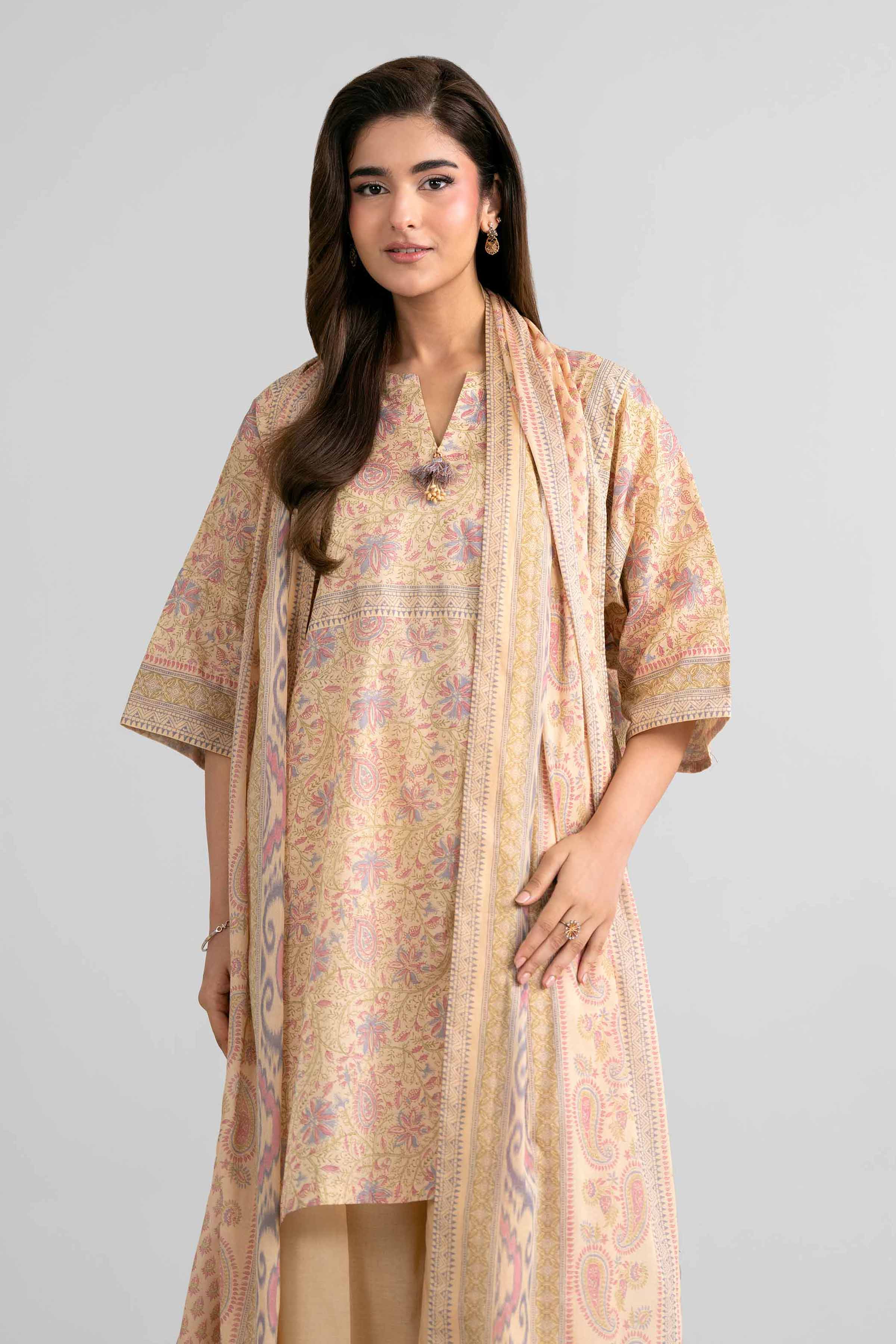 3 Piece - Printed Suit - 42601981 for Women - Unstitched Collection | Nishat | Shop Online