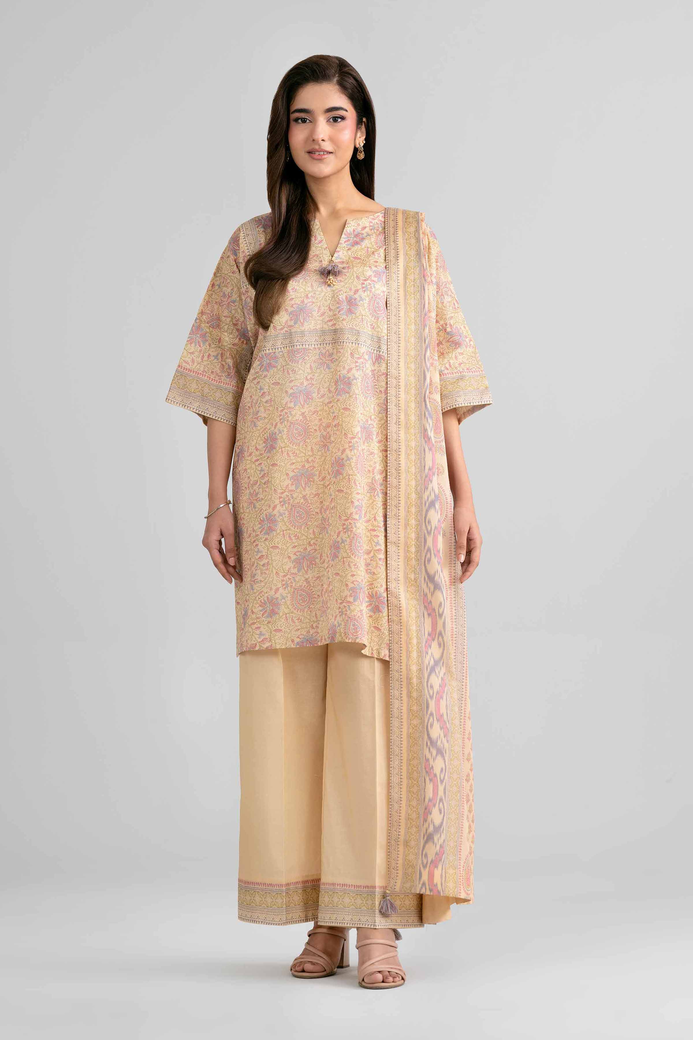 3 Piece - Printed Suit - 42601981 for Women - Unstitched Collection | Nishat | Shop Online