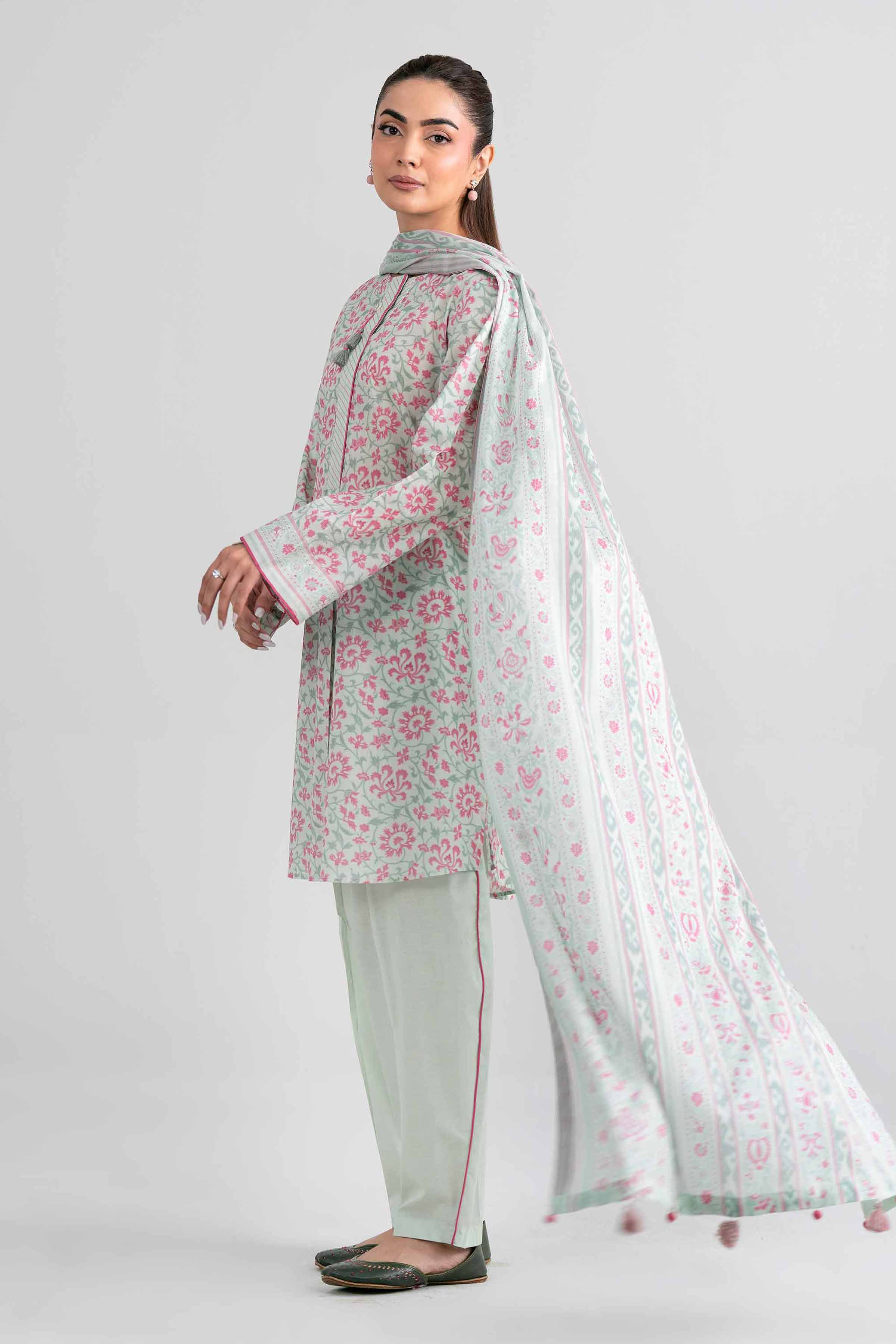 3 Piece - Printed Suit - 42601983 for Women - Unstitched Collection | Nishat | Shop Online