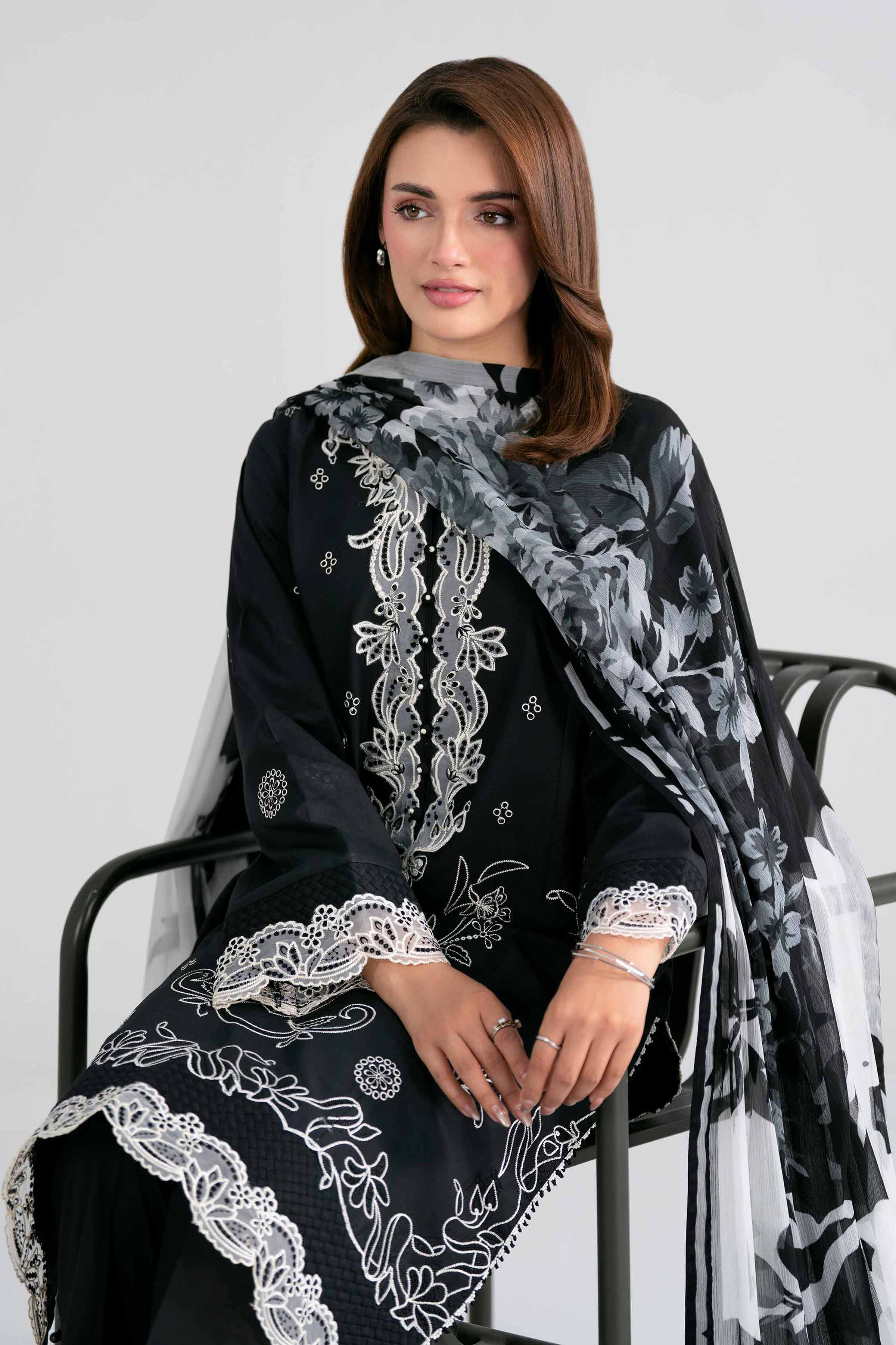 3 Piece - Digital Printed Embroidered Suit - 42601984 for Women - Unstitched Collection | Nishat | Shop Online