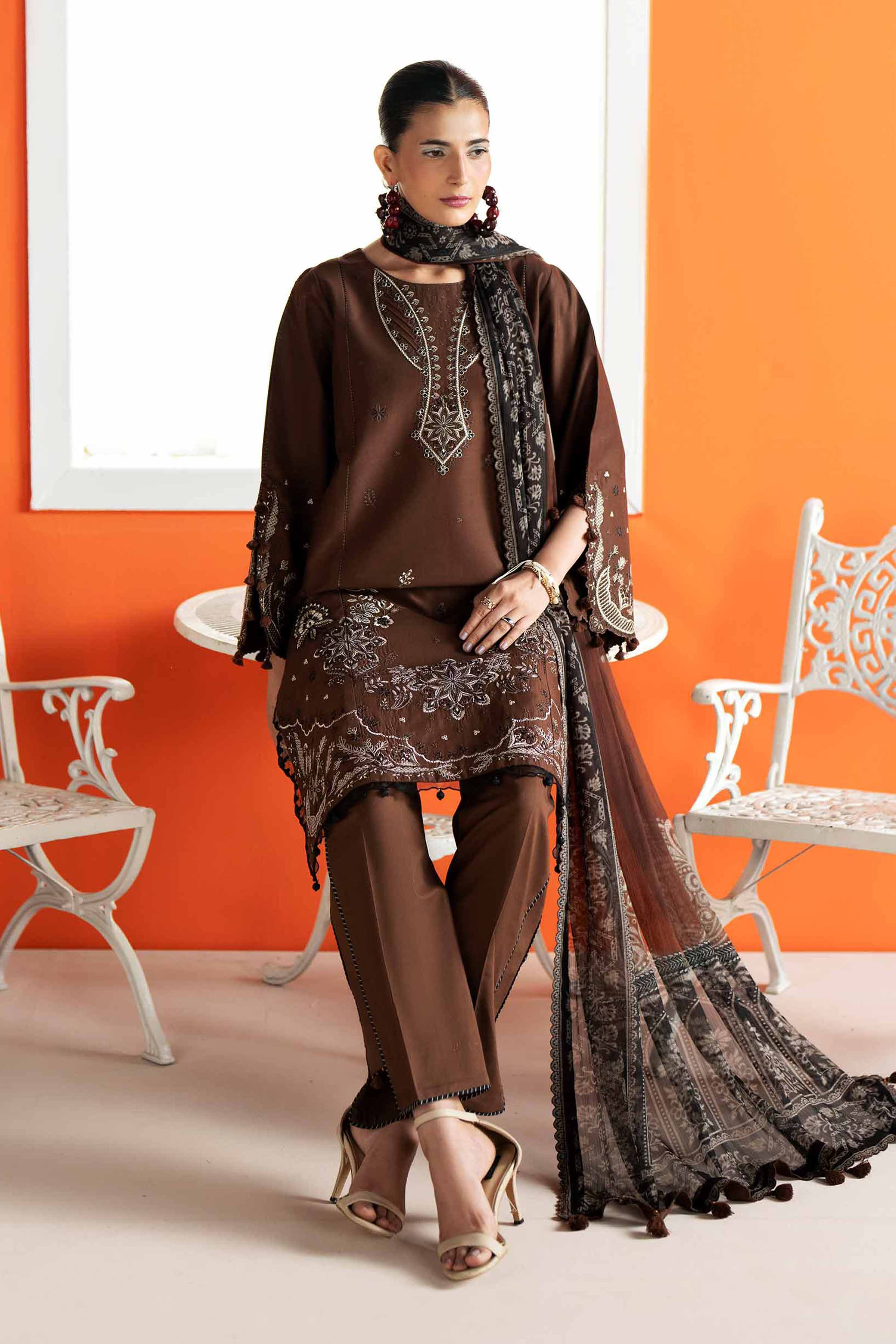3 Piece - Digital Printed Embroidered Suit - 42601986 for Women - Unstitched Collection | Nishat | Shop Online