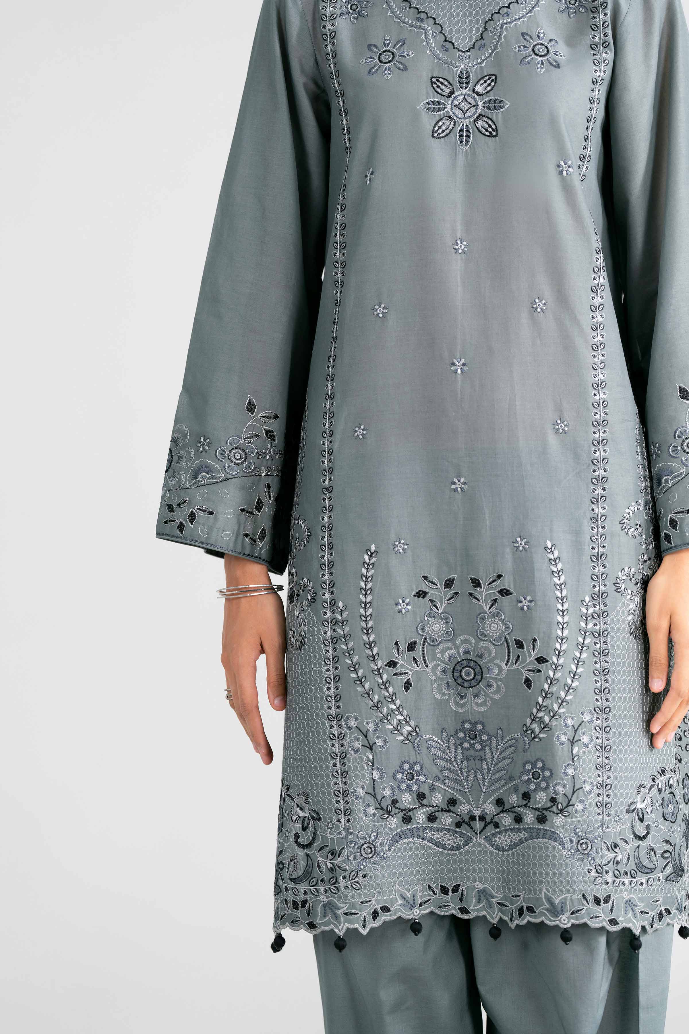 3 Piece - Digital Printed Embroidered Suit - 42601987 for Women - Unstitched Collection | Nishat | Shop Online