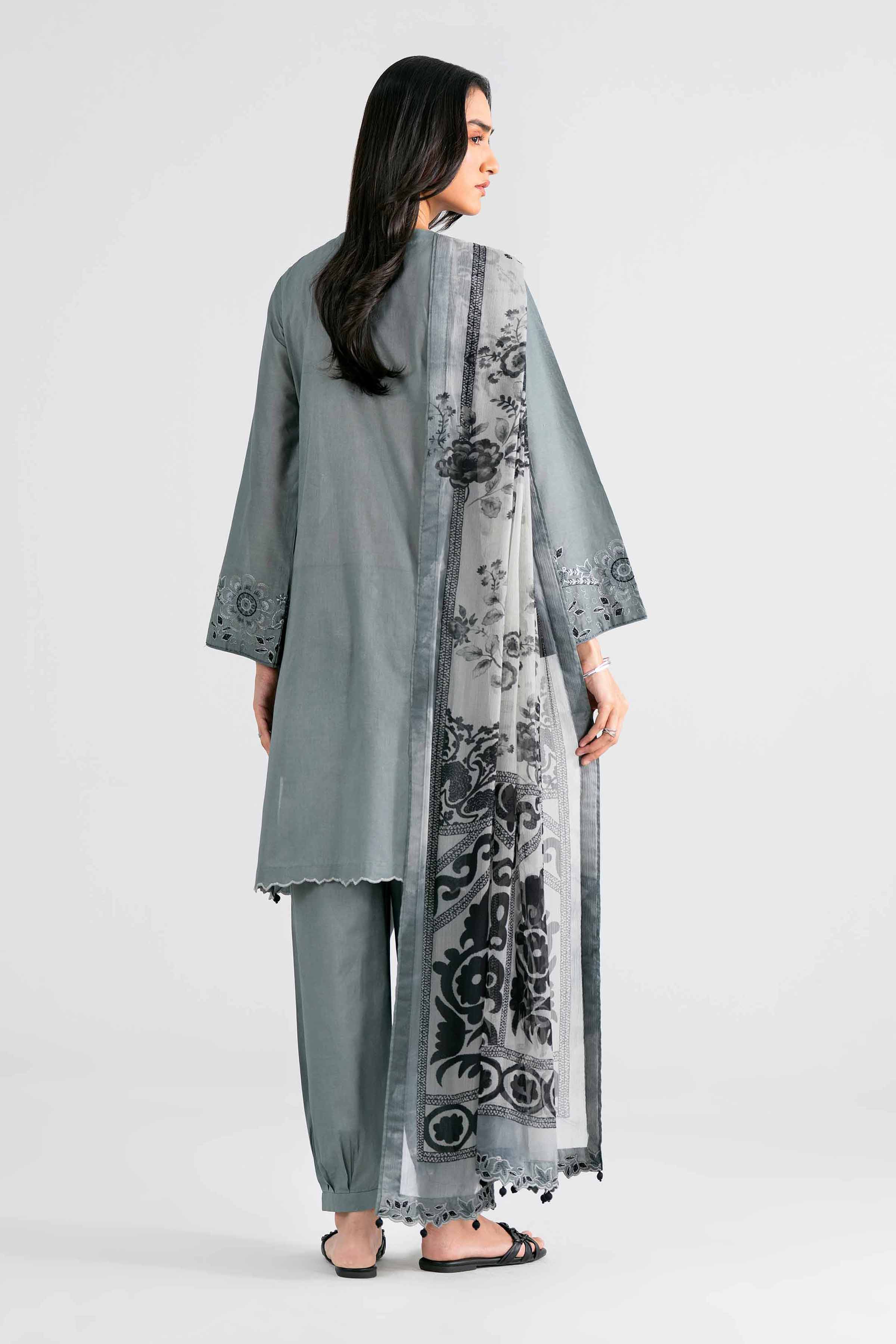 3 Piece - Digital Printed Embroidered Suit - 42601987 for Women - Unstitched Collection | Nishat | Shop Online