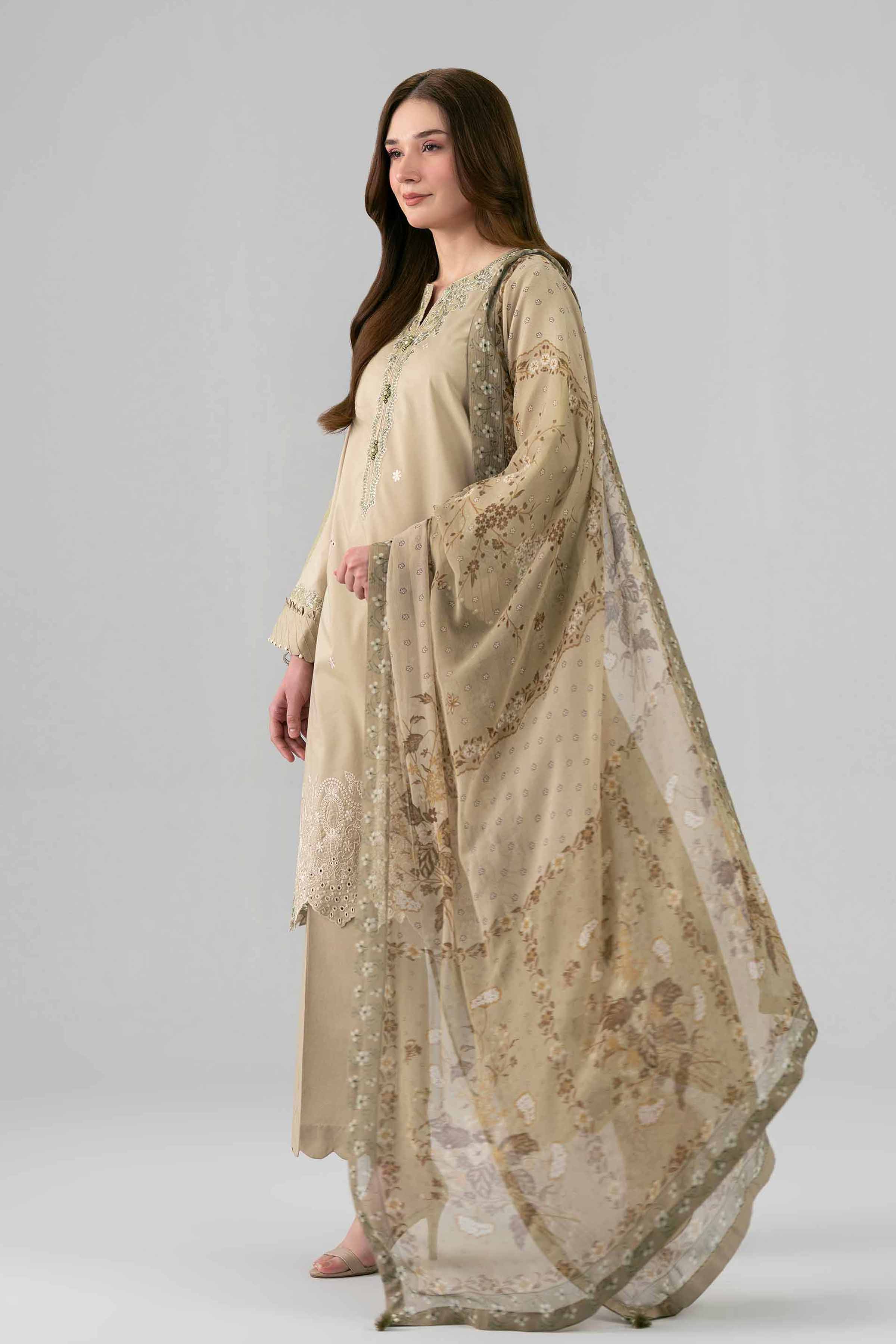 3 Piece - Embroidered Suit - 42601990 for Women - Unstitched Collection | Nishat | Shop Online