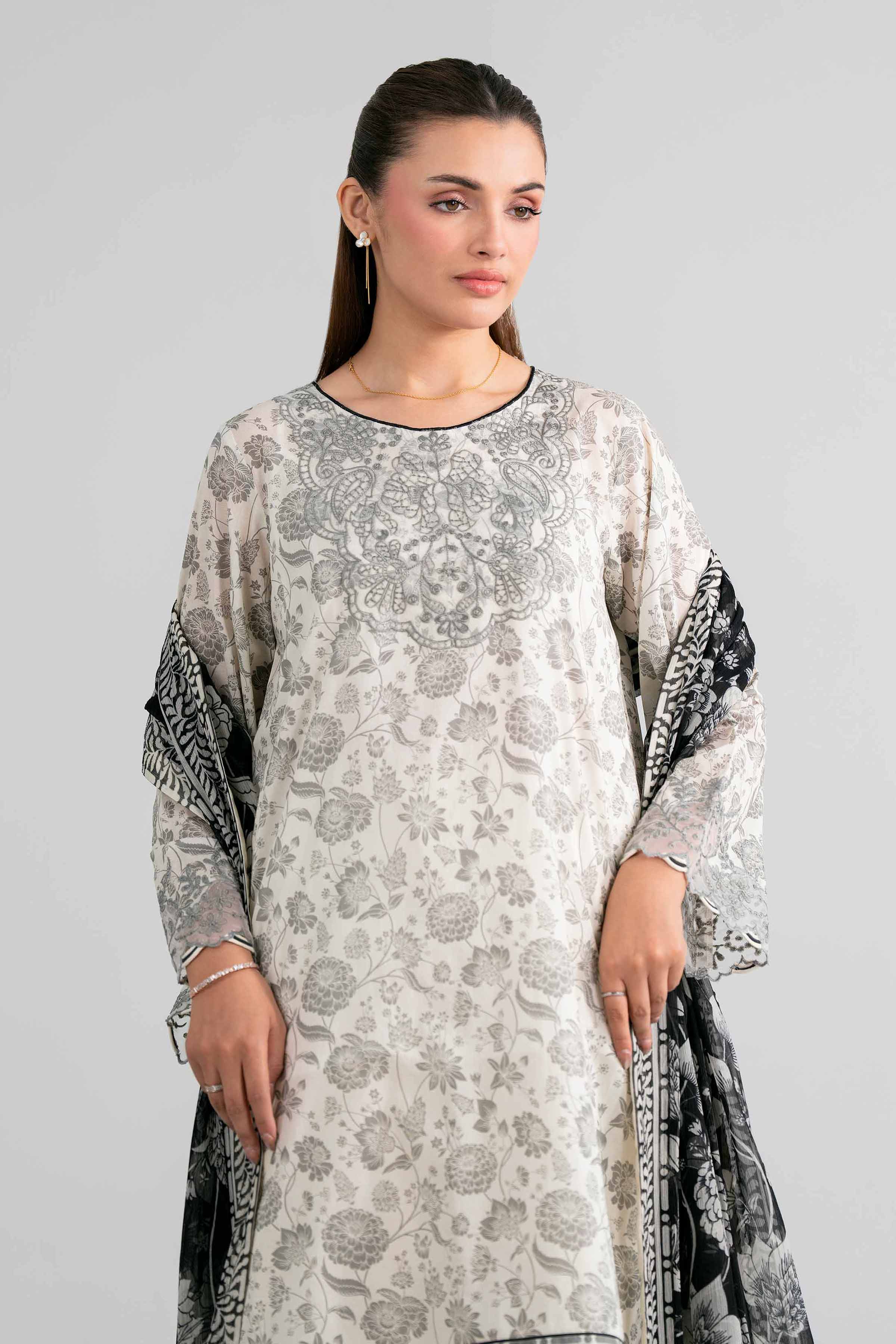 3 Piece - Digital Printed Embroidered Suit - 42601998 for Women - Unstitched Collection | Nishat | Shop Online