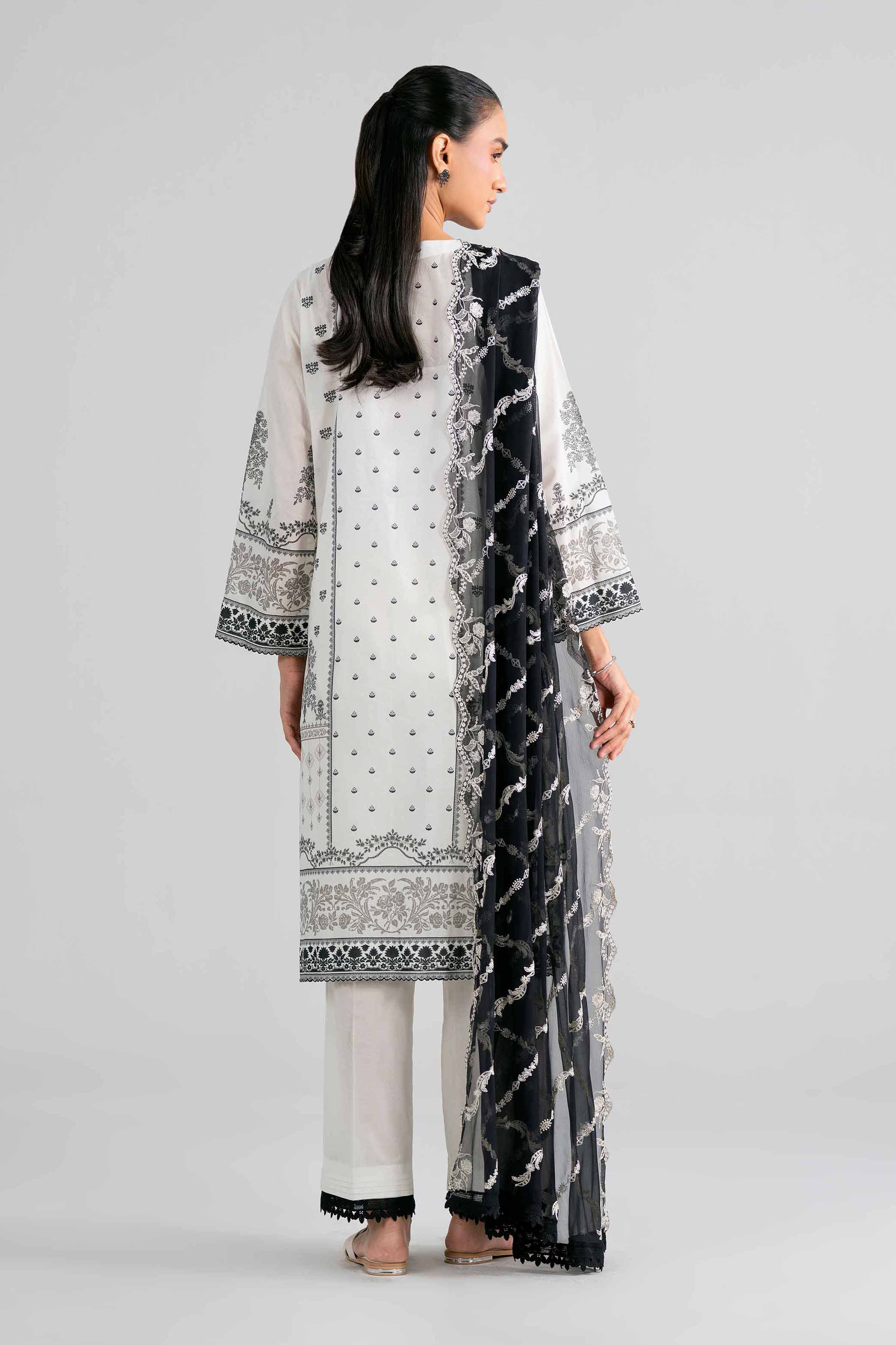 3 Piece - Digital Printed Embroidered Suit - 42602007 for Women - Unstitched Collection | Nishat | Shop Online