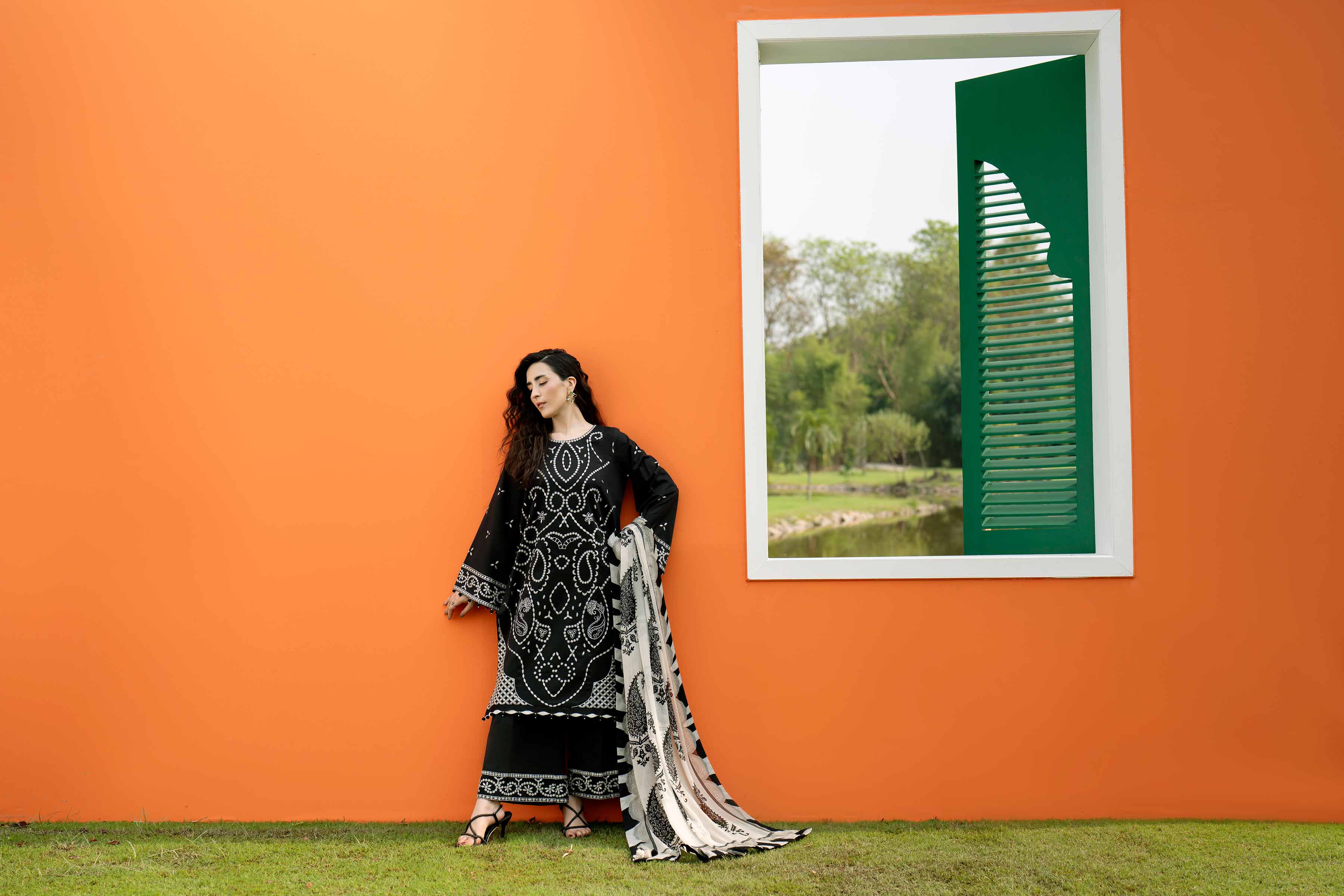 3 Piece - Digital Printed Embroidered Suit - 42602009 for Women - Unstitched Collection | Nishat | Shop Online