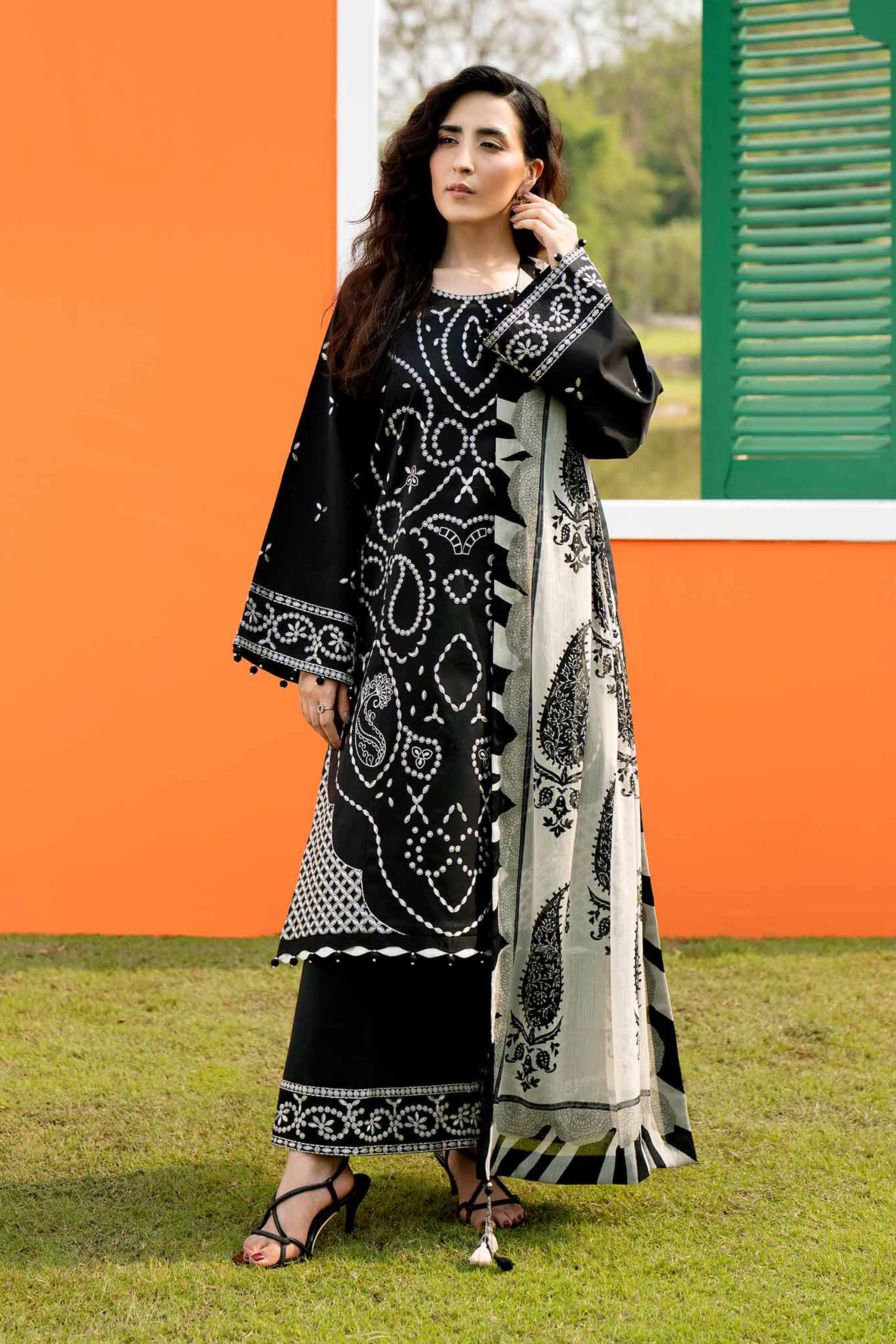 3 Piece - Digital Printed Embroidered Suit - 42602009 for Women - Unstitched Collection | Nishat | Shop Online