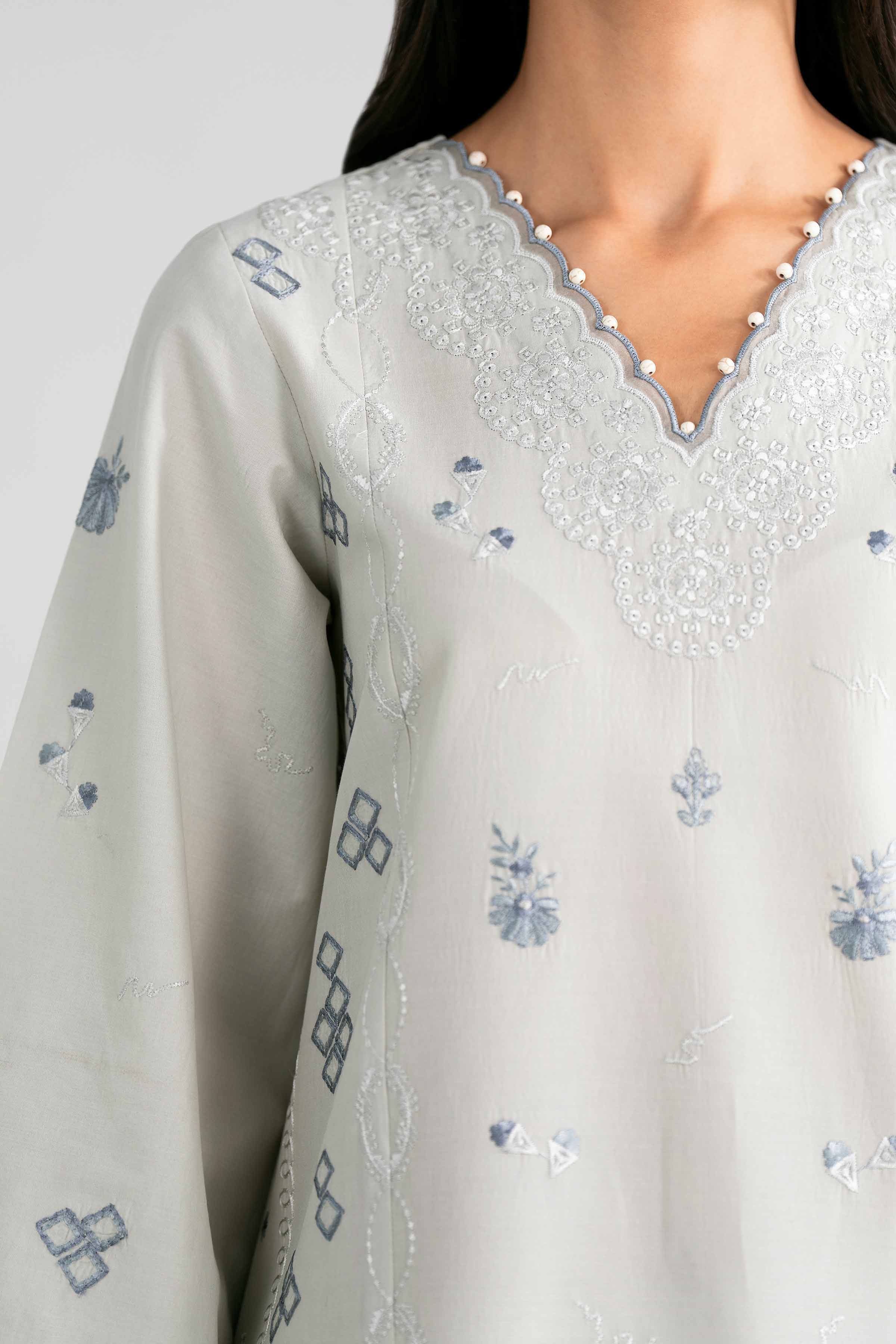 3 Piece - Digital Printed Embroidered Suit - 42602012 for Women - Unstitched Collection | Nishat | Shop Online