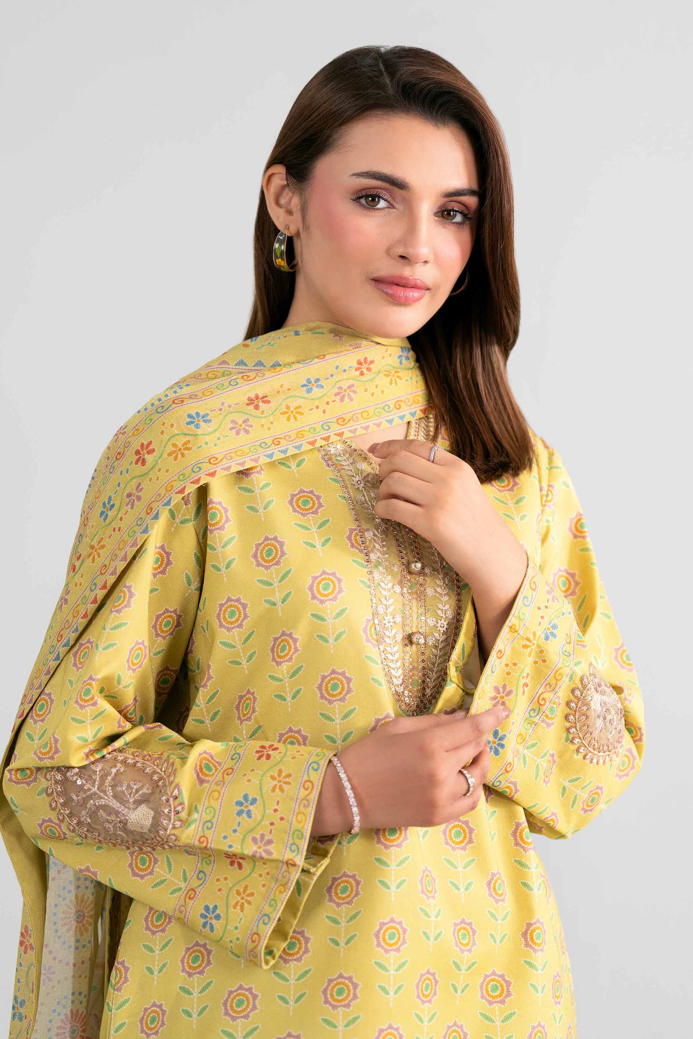 3 Piece - Printed Embroidered Suit - 42602018 for Women - Unstitched Collection | Nishat | Shop Online