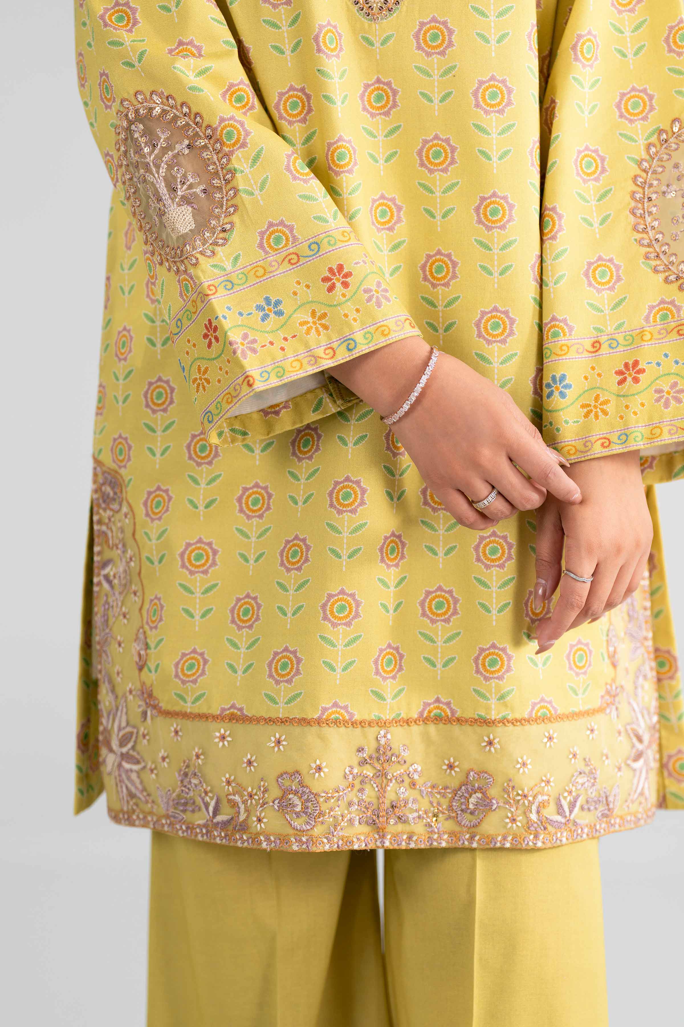 3 Piece - Printed Embroidered Suit - 42602018 for Women - Unstitched Collection | Nishat | Shop Online