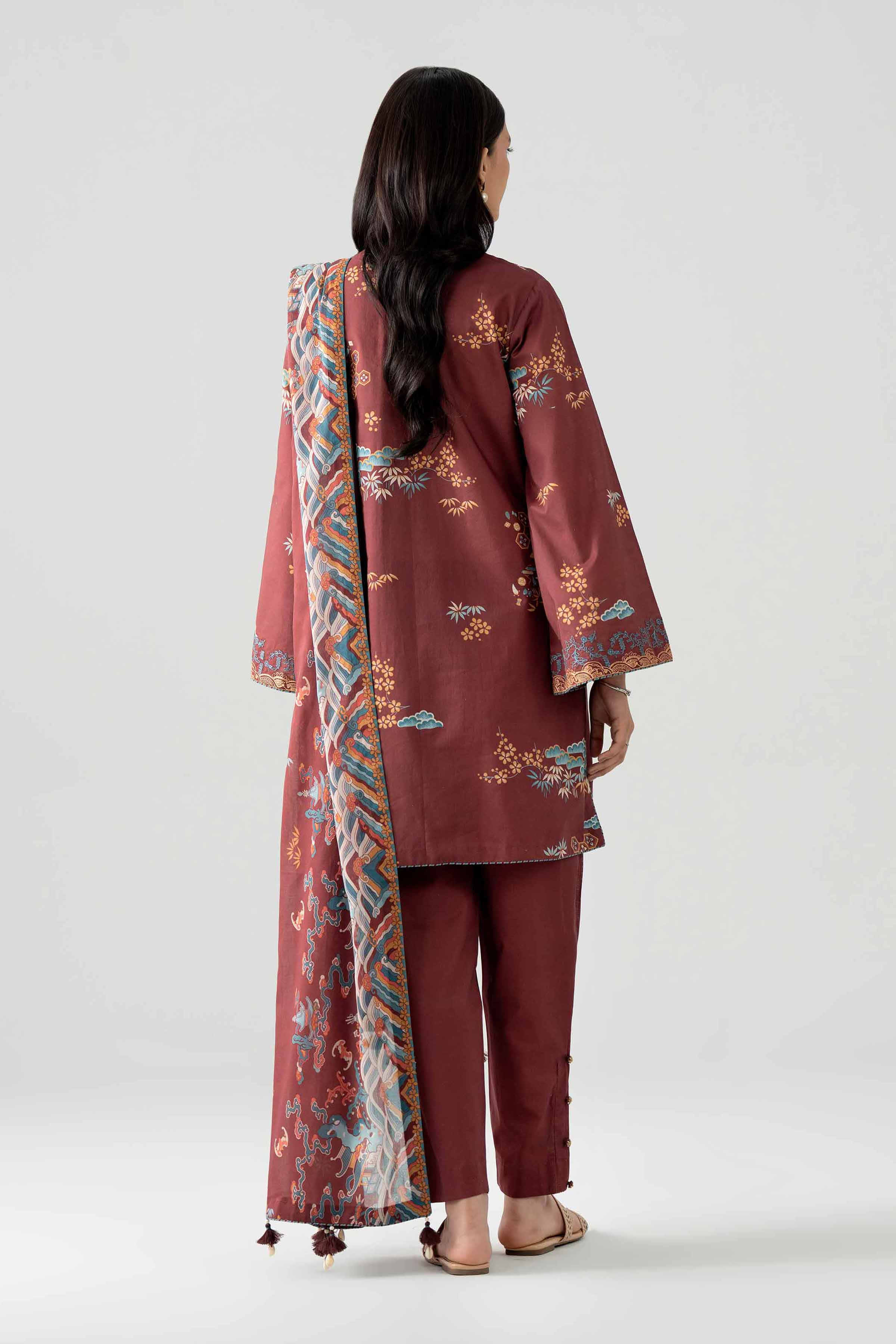 3 Piece - Printed Embroidered Suit - 42602023 for Women - Unstitched Collection | Nishat | Shop Online