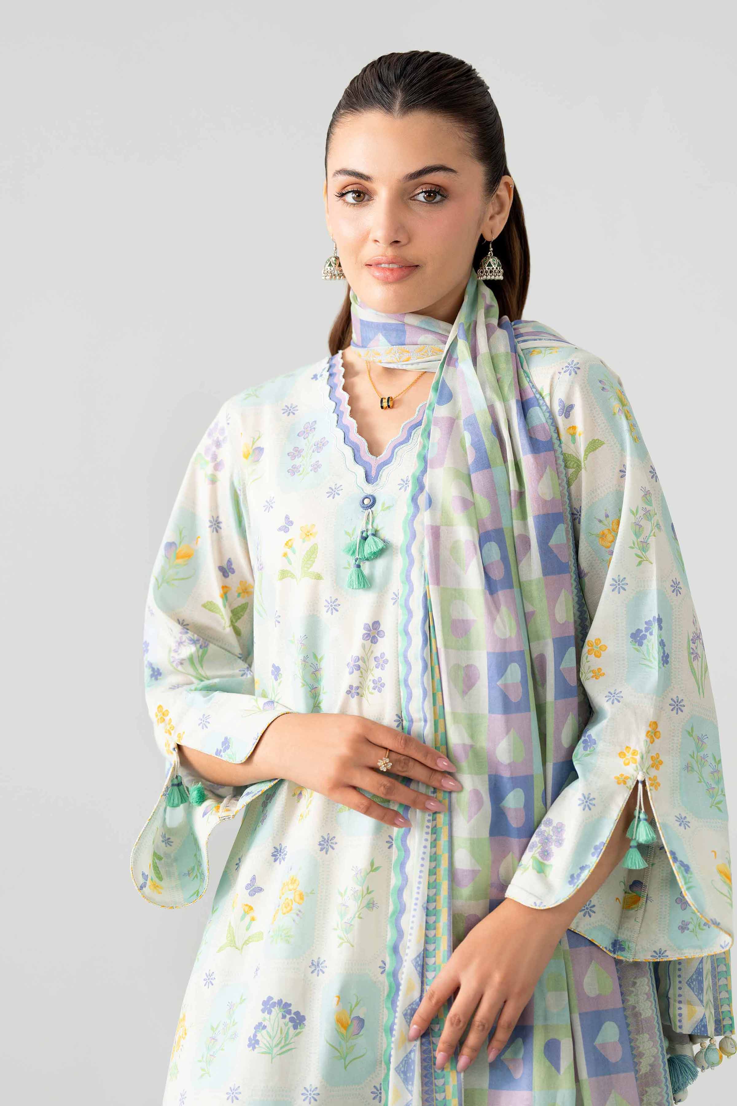 3 Piece - Printed Suit - 42602025 for Women - Unstitched Collection | Nishat | Shop Online