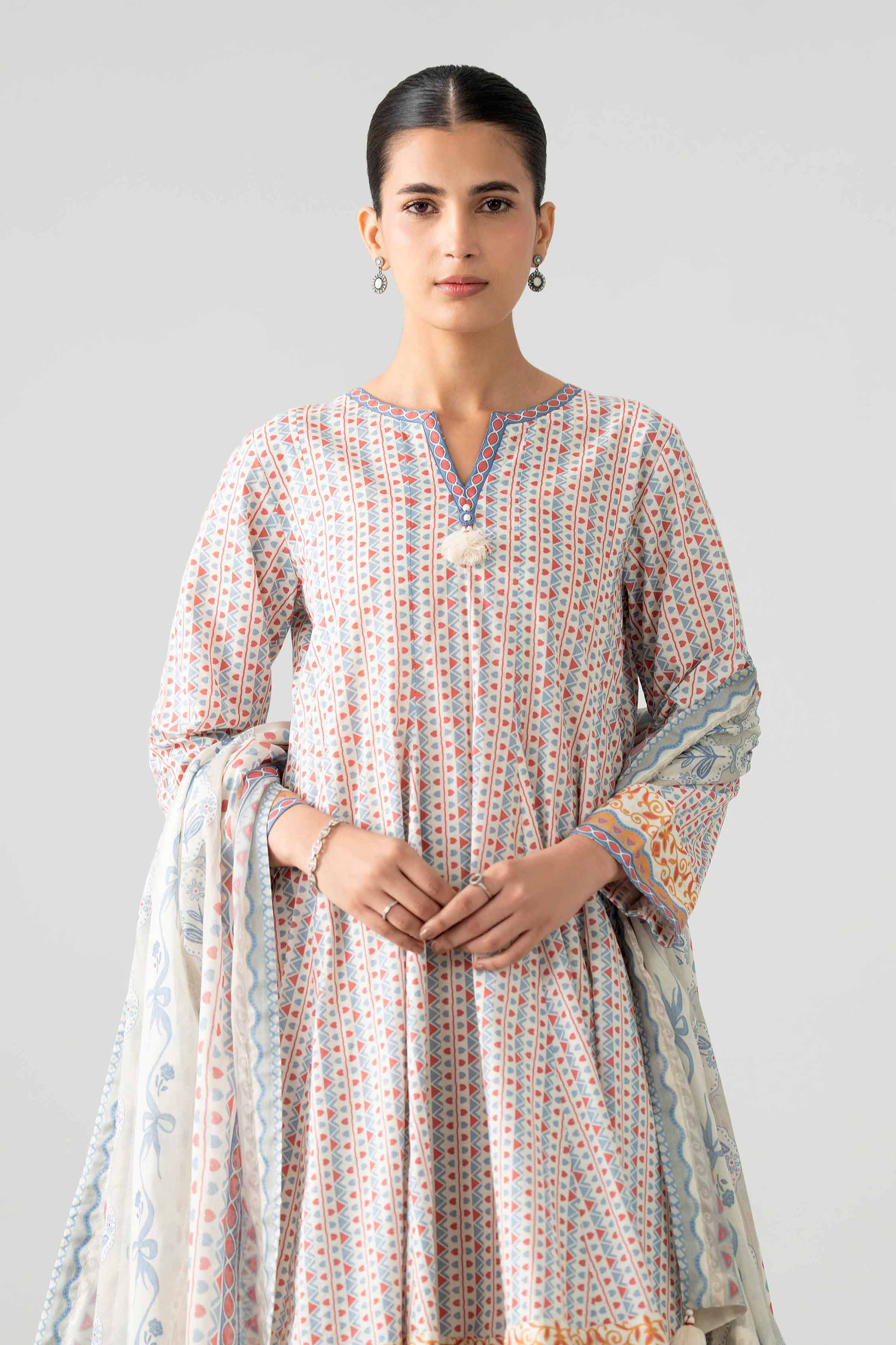 3 Piece - Printed Suit - 42602026 for Women - Unstitched Collection | Nishat | Shop Online