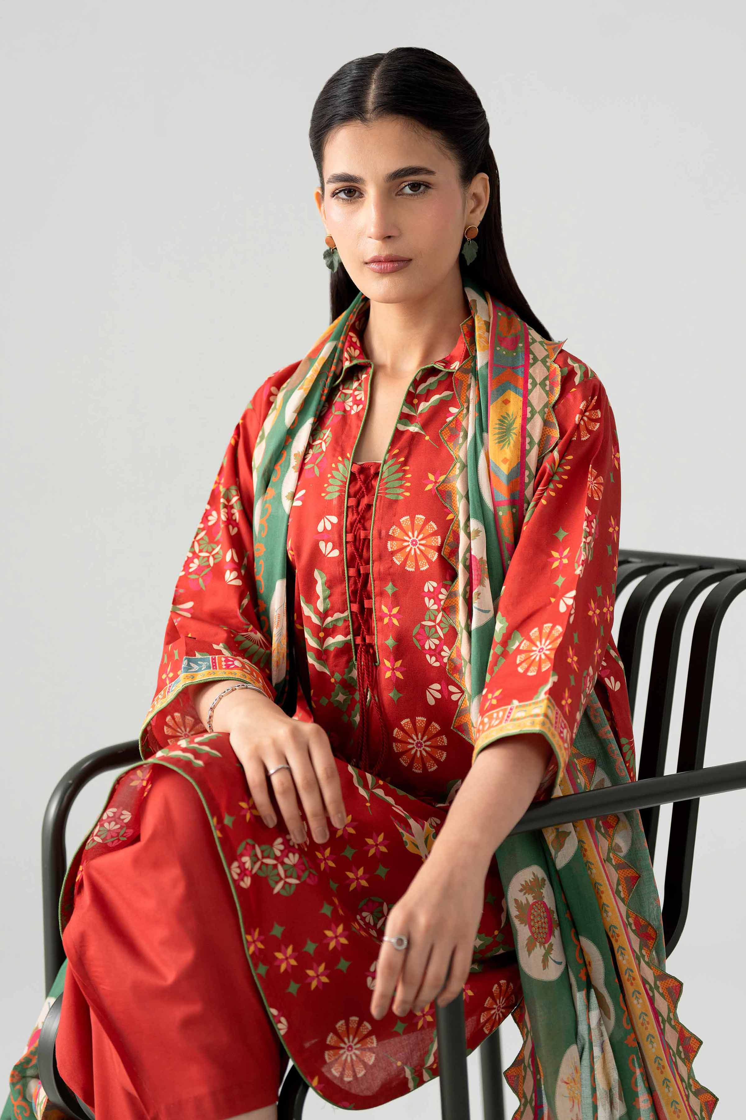3 Piece - Printed Suit - 42602027 for Women - Unstitched Collection | Nishat | Shop Online