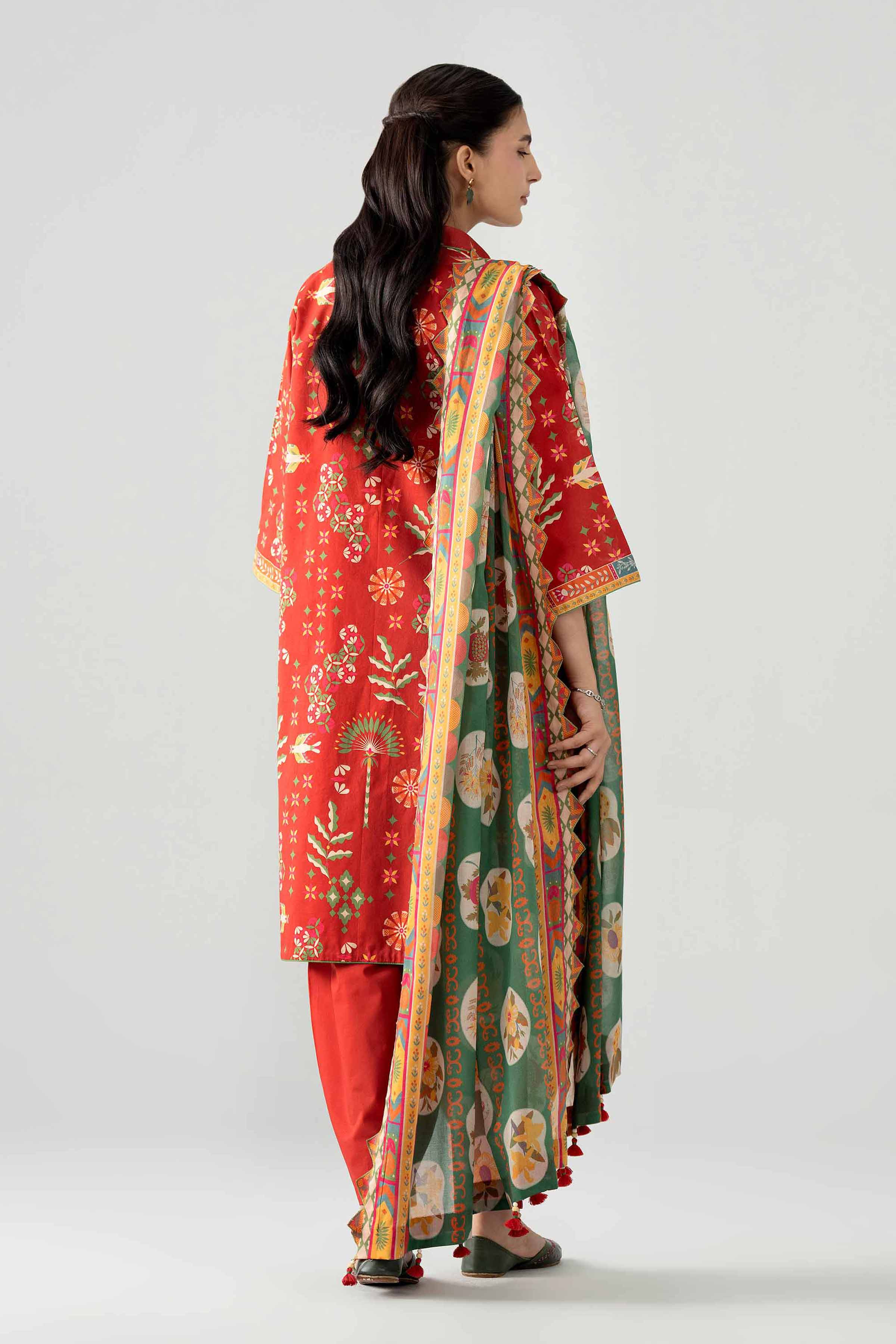 3 Piece - Printed Suit - 42602027 for Women - Unstitched Collection | Nishat | Shop Online