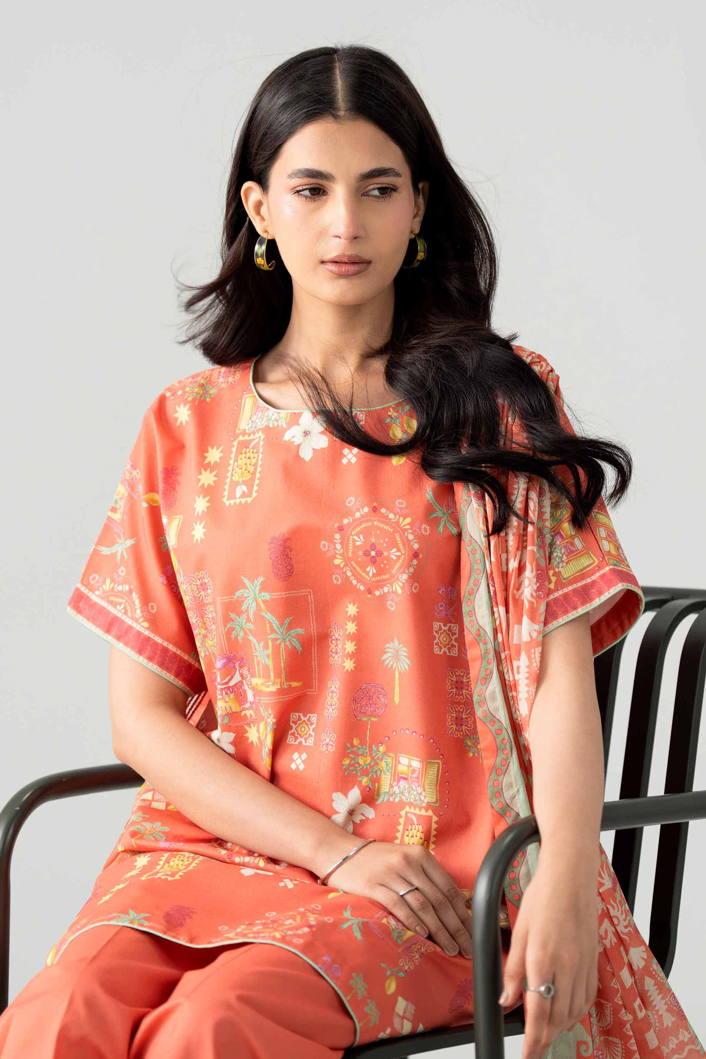 3 Piece - Printed Suit - 42602028 for Women - Unstitched Collection | Nishat | Shop Online