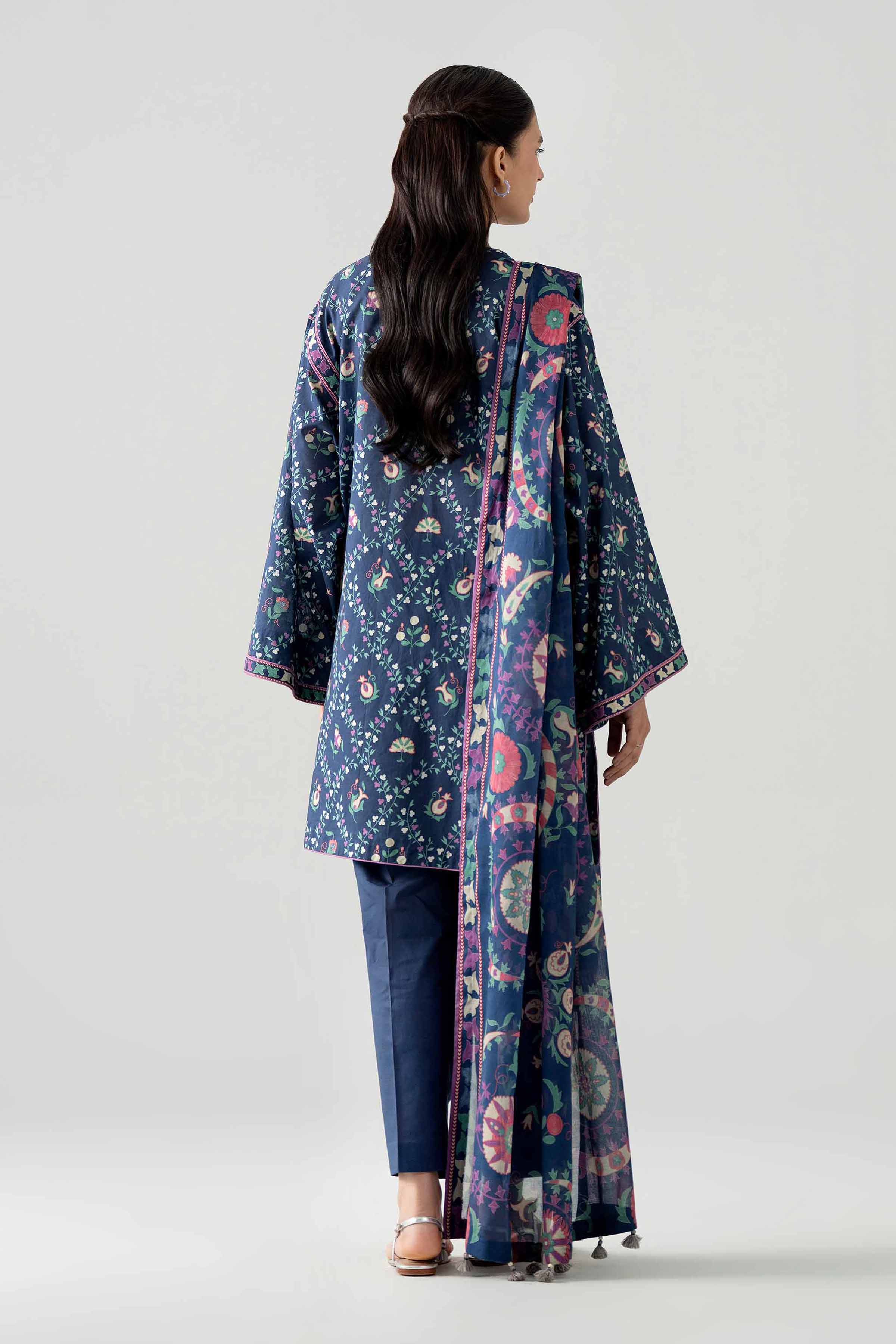 3 Piece - Printed Suit - 42602029 for Women - Unstitched Collection | Nishat | Shop Online