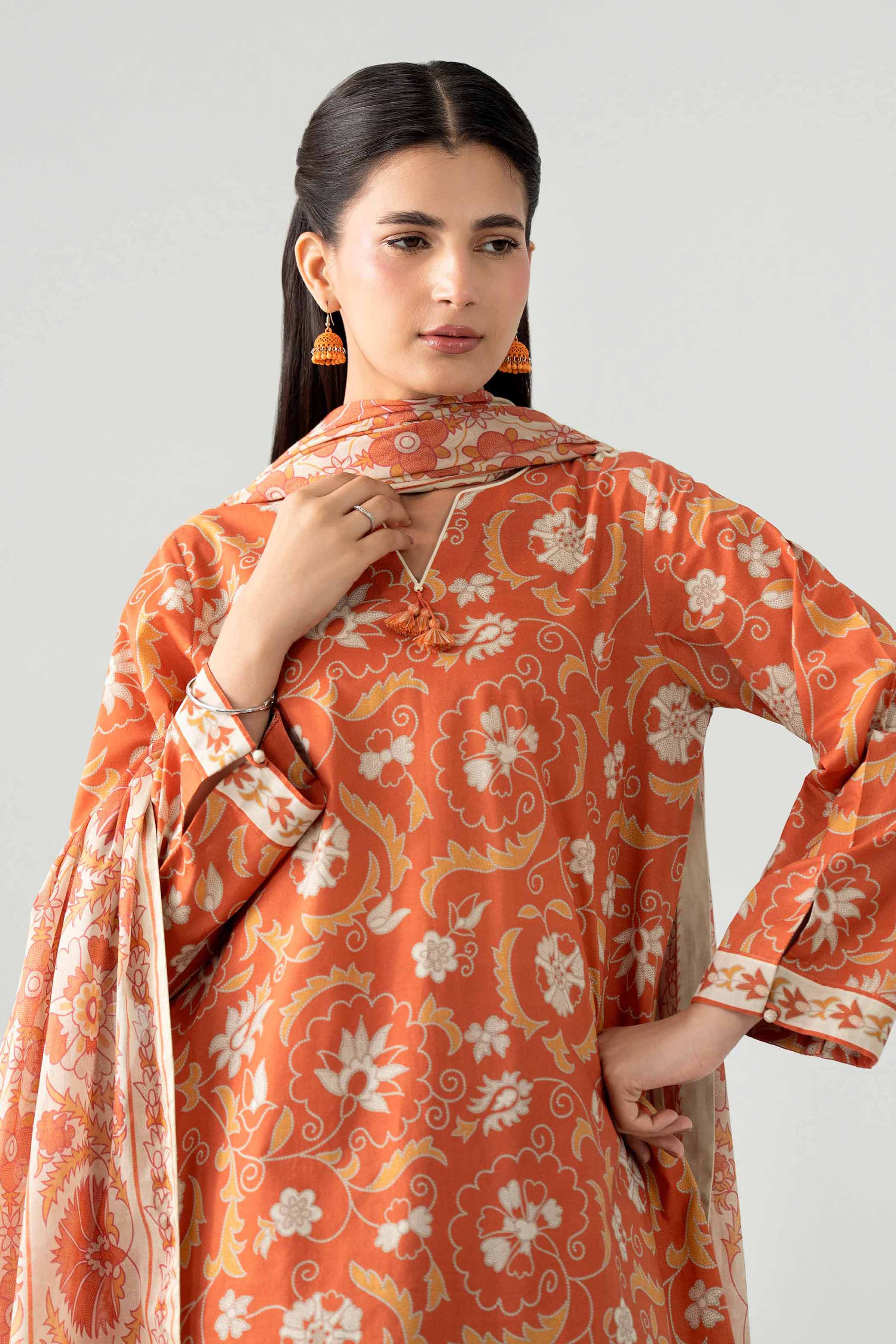3 Piece - Printed Suit - 42602030 for Women - Unstitched Collection | Nishat | Shop Online