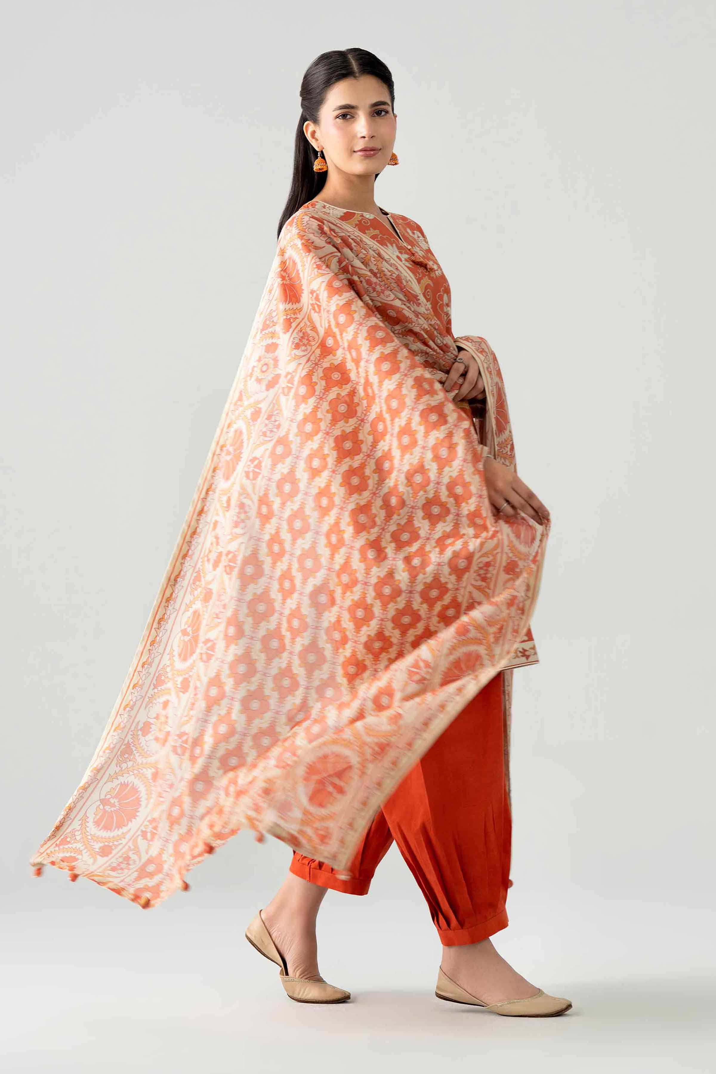 3 Piece - Printed Suit - 42602030 for Women - Unstitched Collection | Nishat | Shop Online
