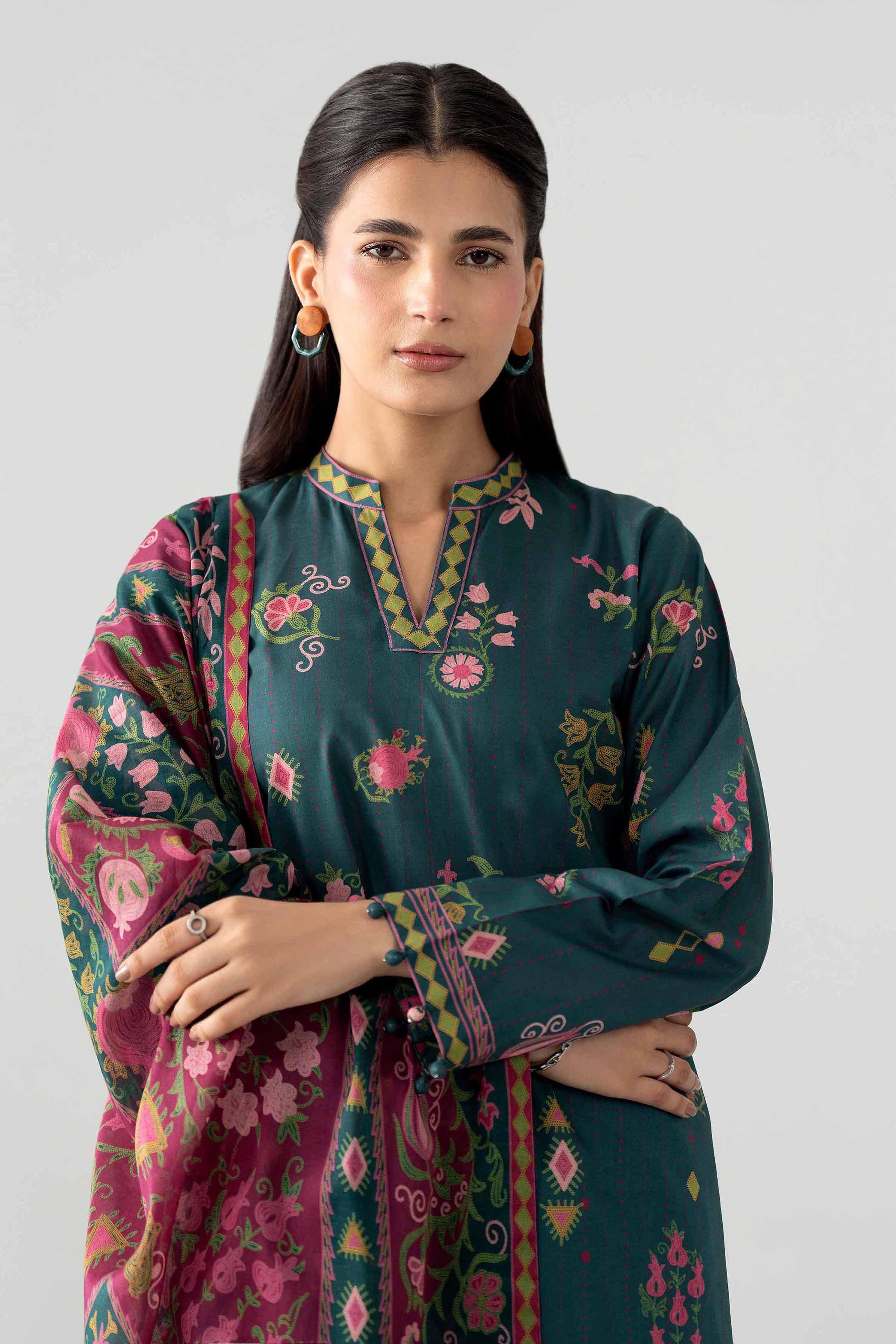 3 Piece - Printed Suit - 42602033 for Women - Unstitched Collection | Nishat | Shop Online