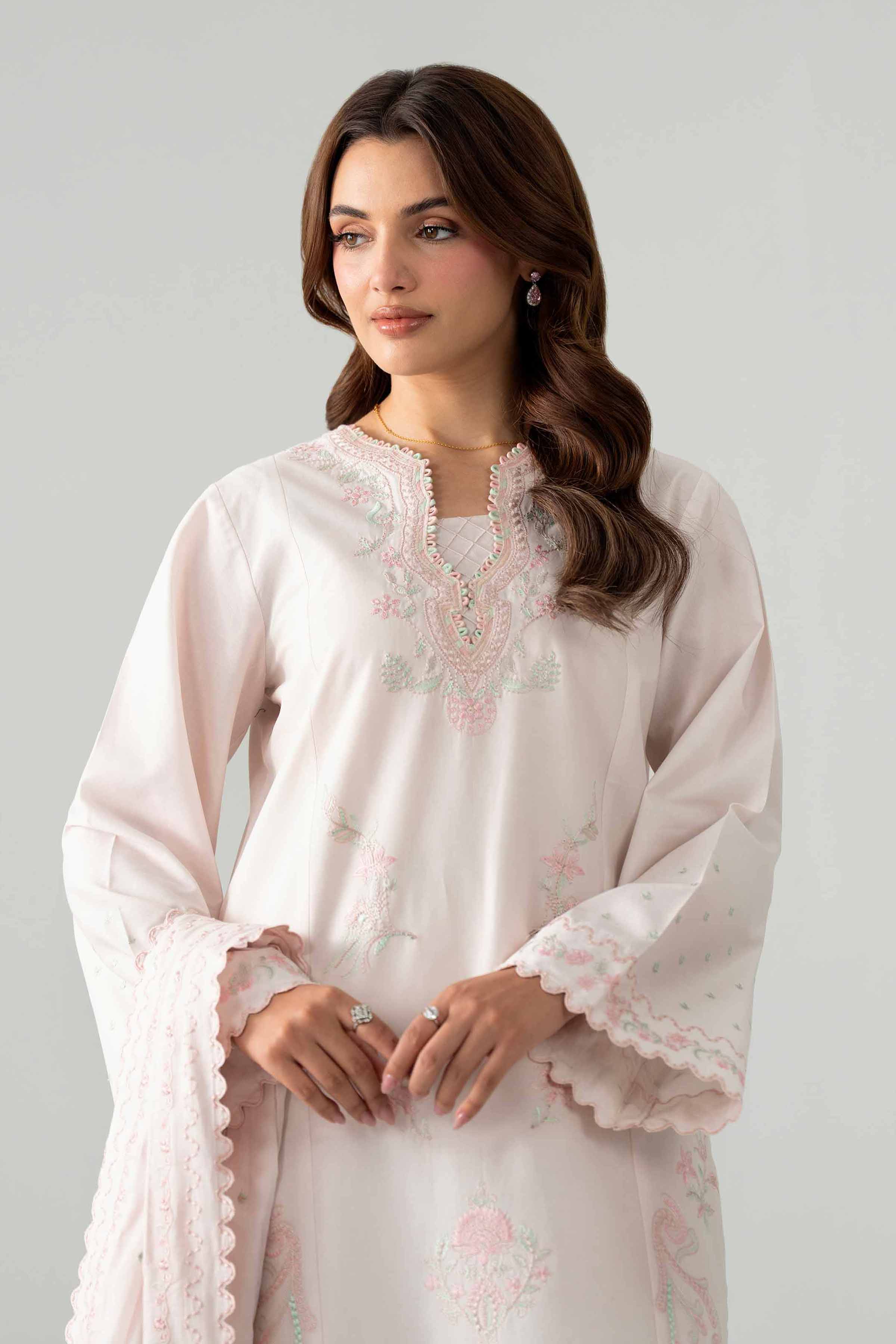 3 Piece - Embroidered Suit - 42602036 for Women - Unstitched Collection | Nishat | Shop Online